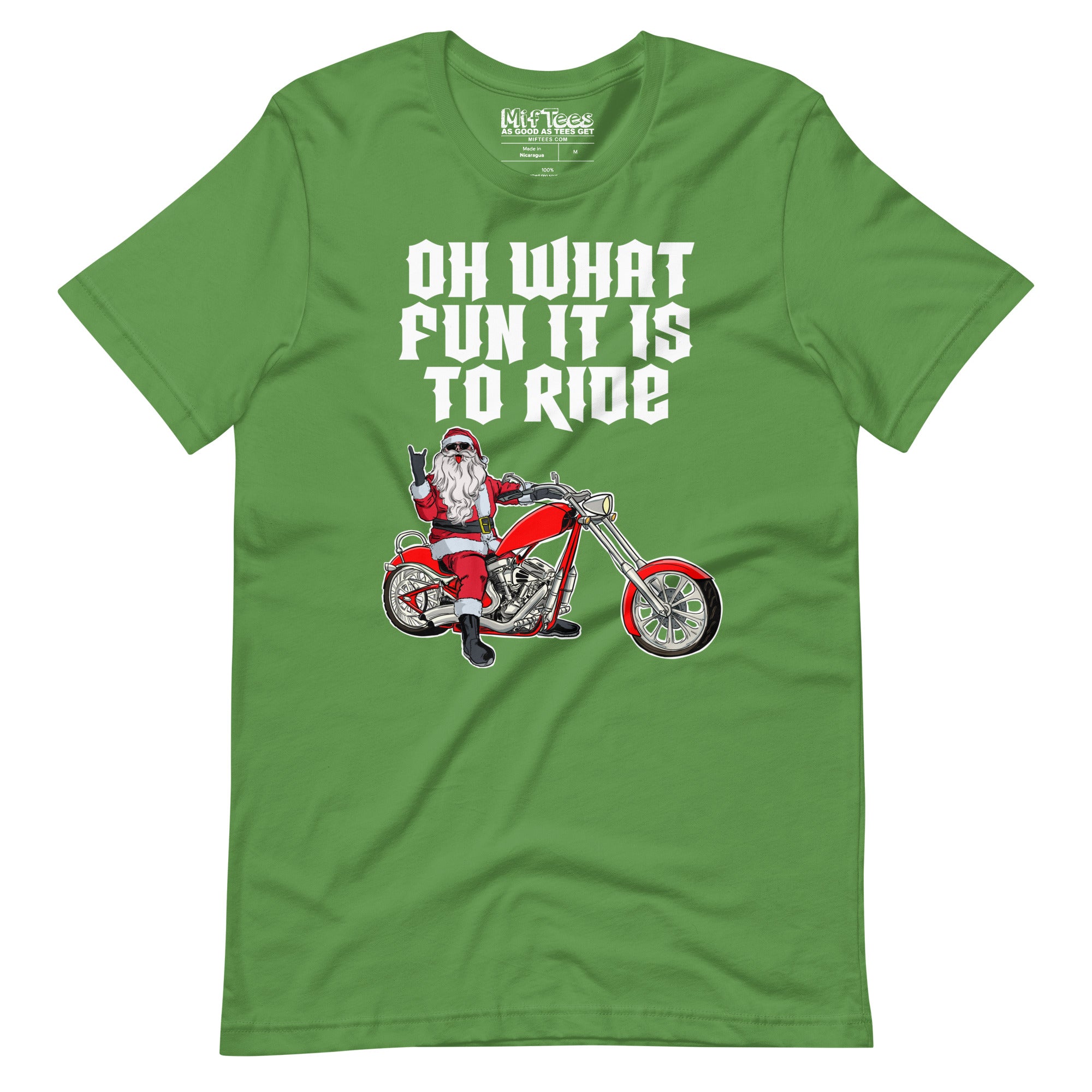 Oh What Fun It is To Ride Santa t-shirt