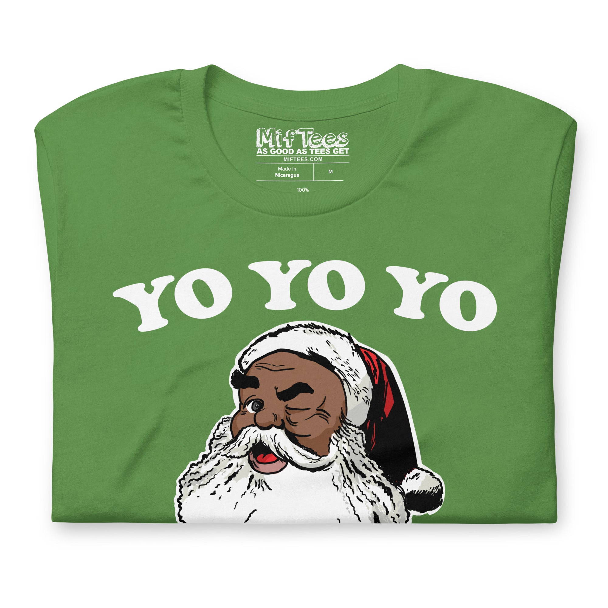 Yo Yo Yo Black Santa Claus t-shirt