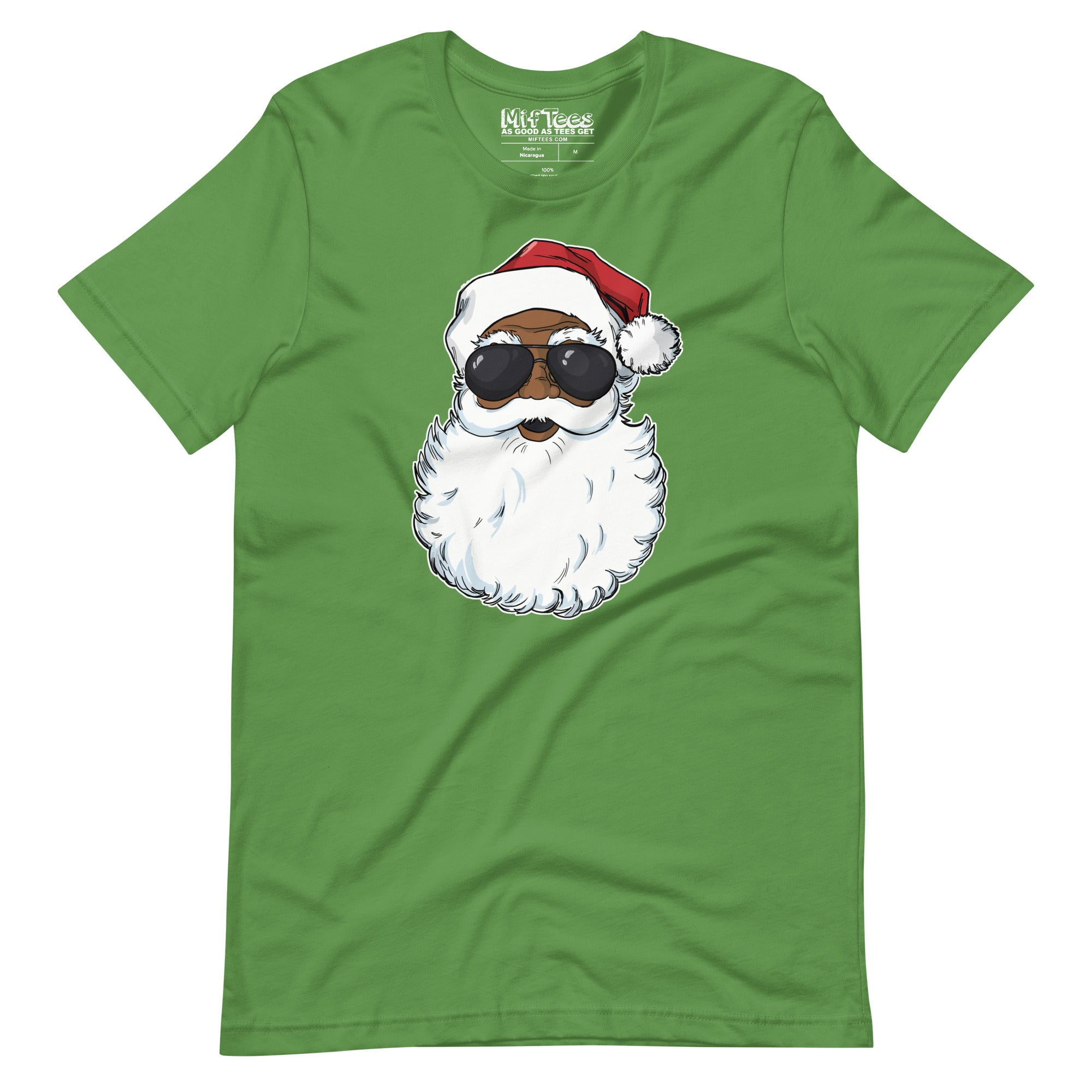 Cool Black Santa with Sunglasses t-shirt