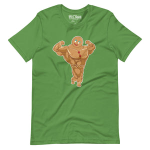 Swole Gingerbread Man t-shirt