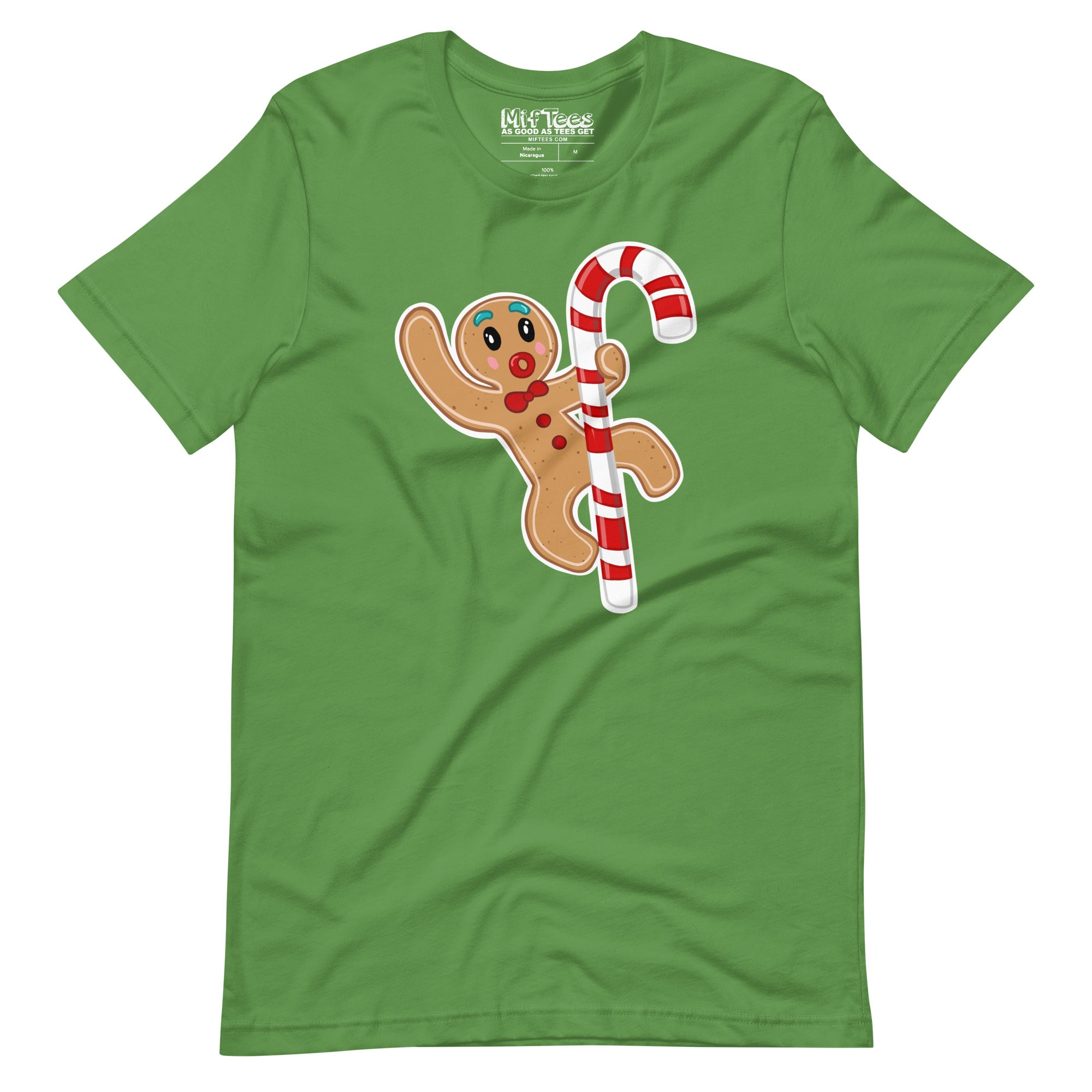 Candy Cane Dancer Gingerbread Man t-shirt