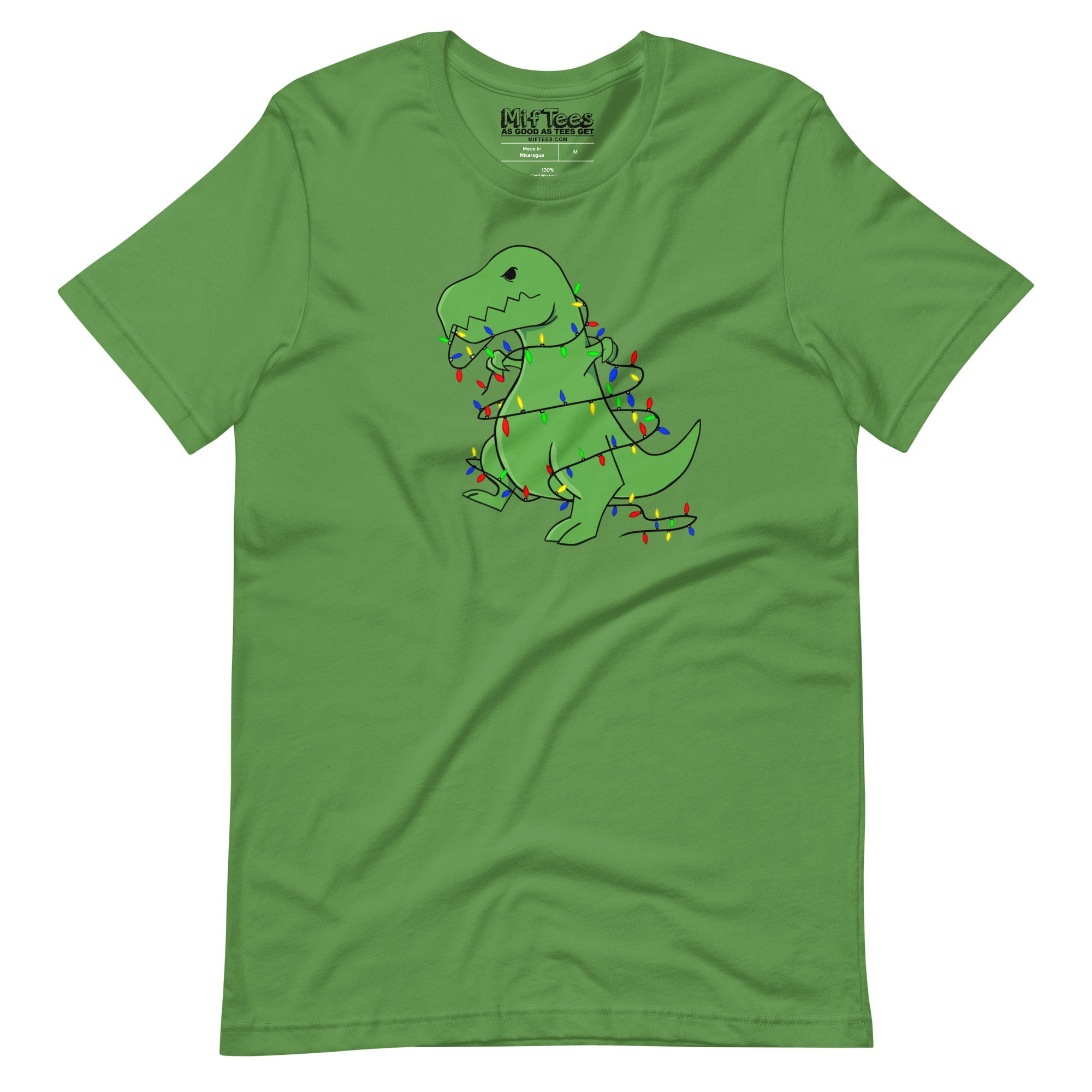 T-Rex hates Christmas Lights t-shirt