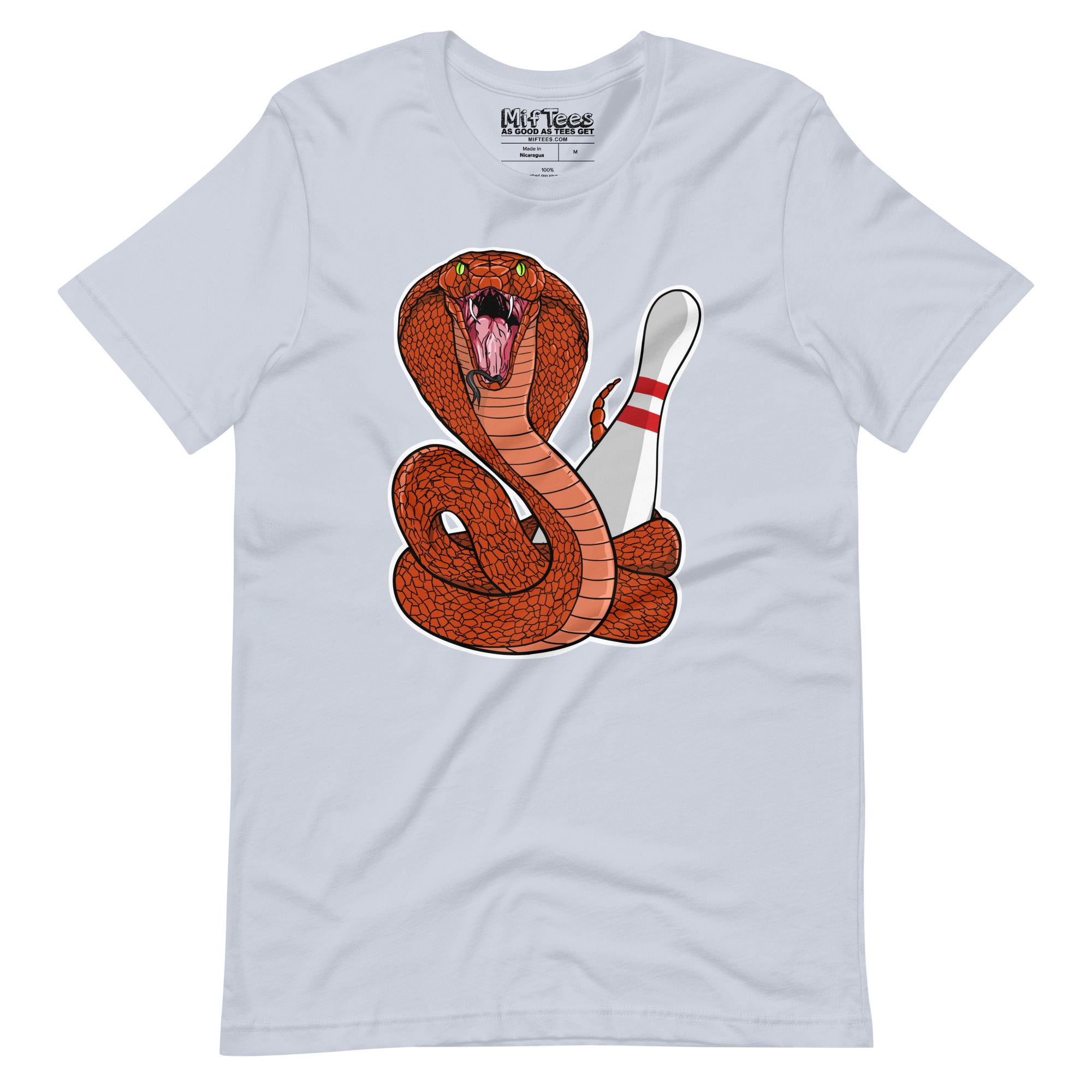 Snake with Bowling Pin t-shirt