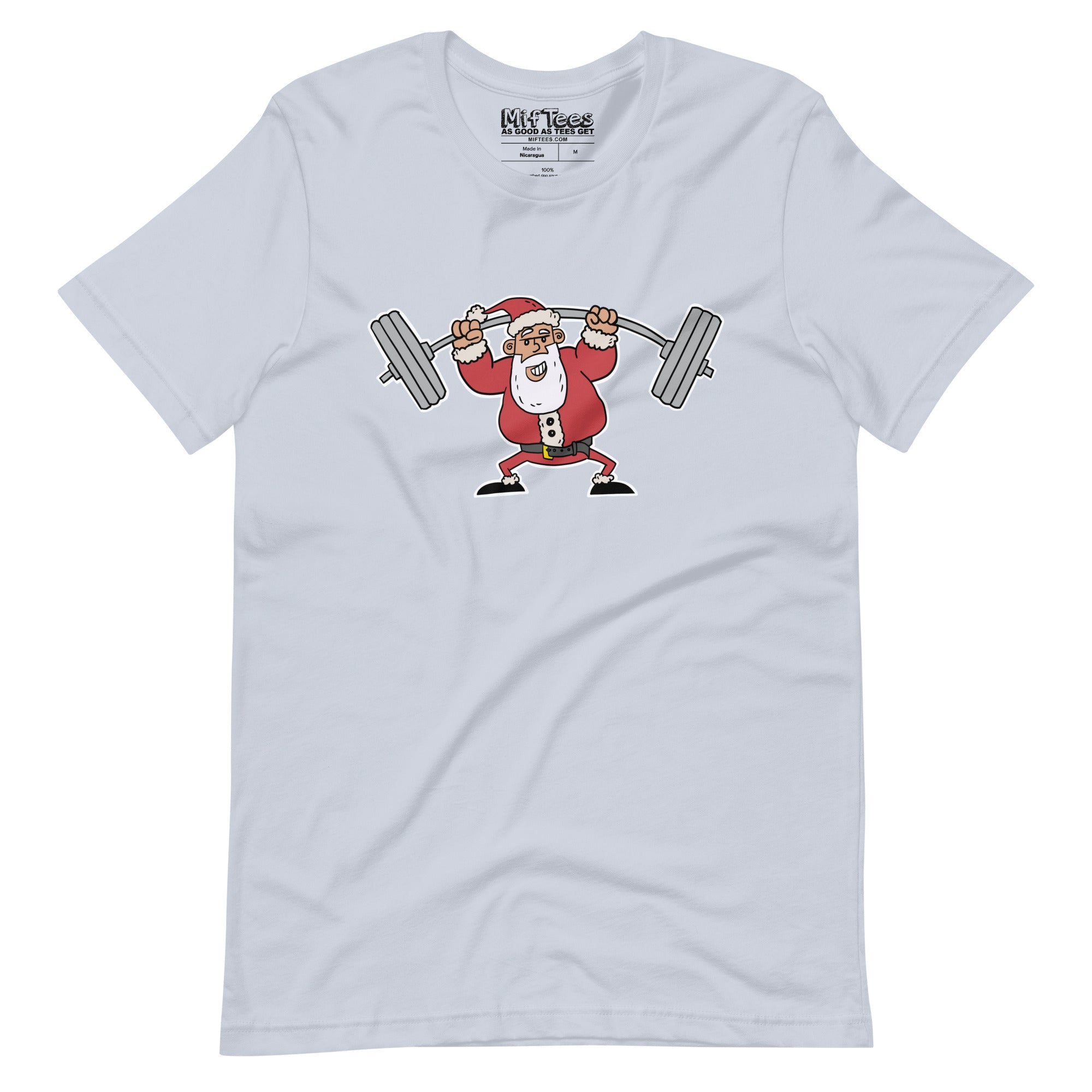 Santa Lifting Weights t-shirt