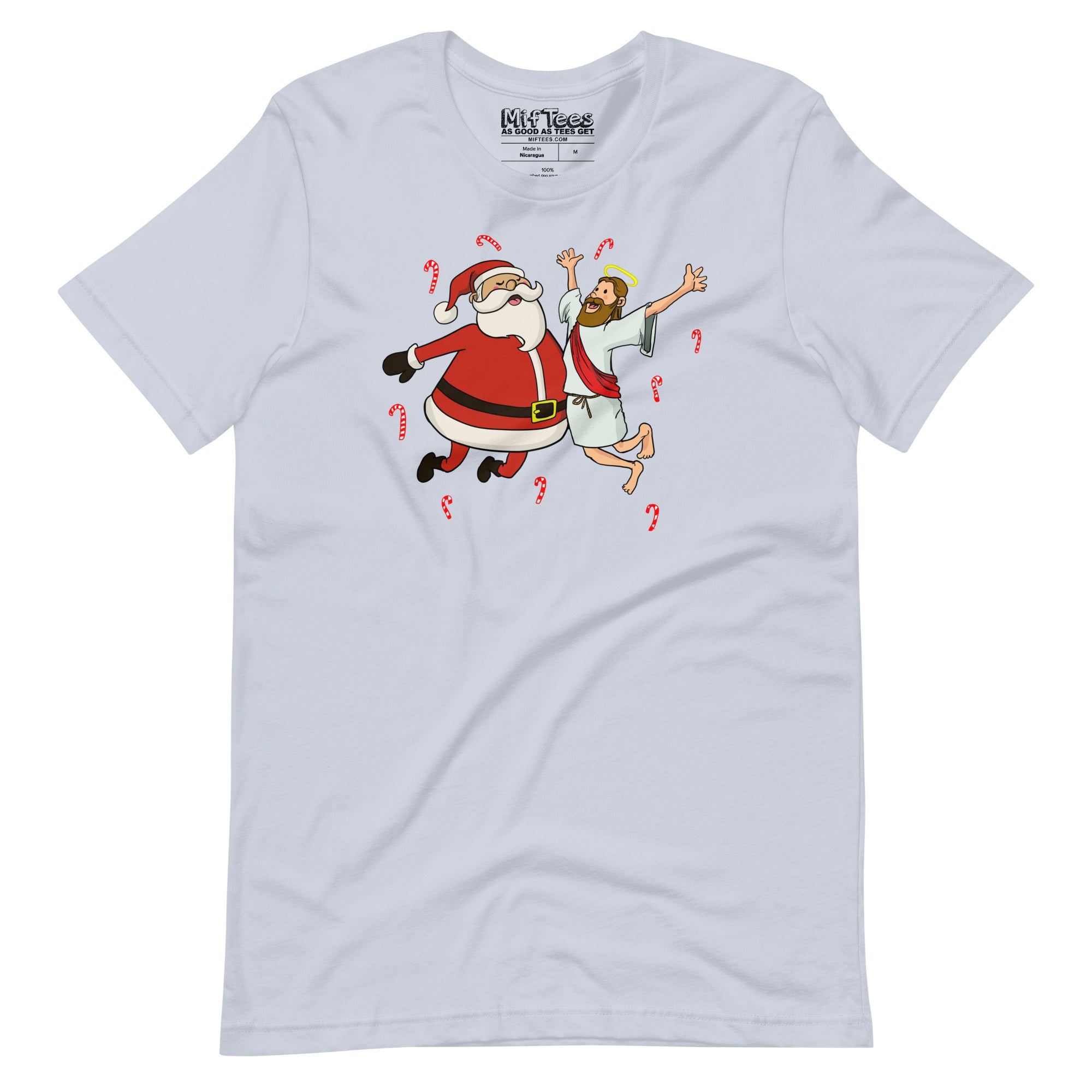 Jesus and Santa t-shirt