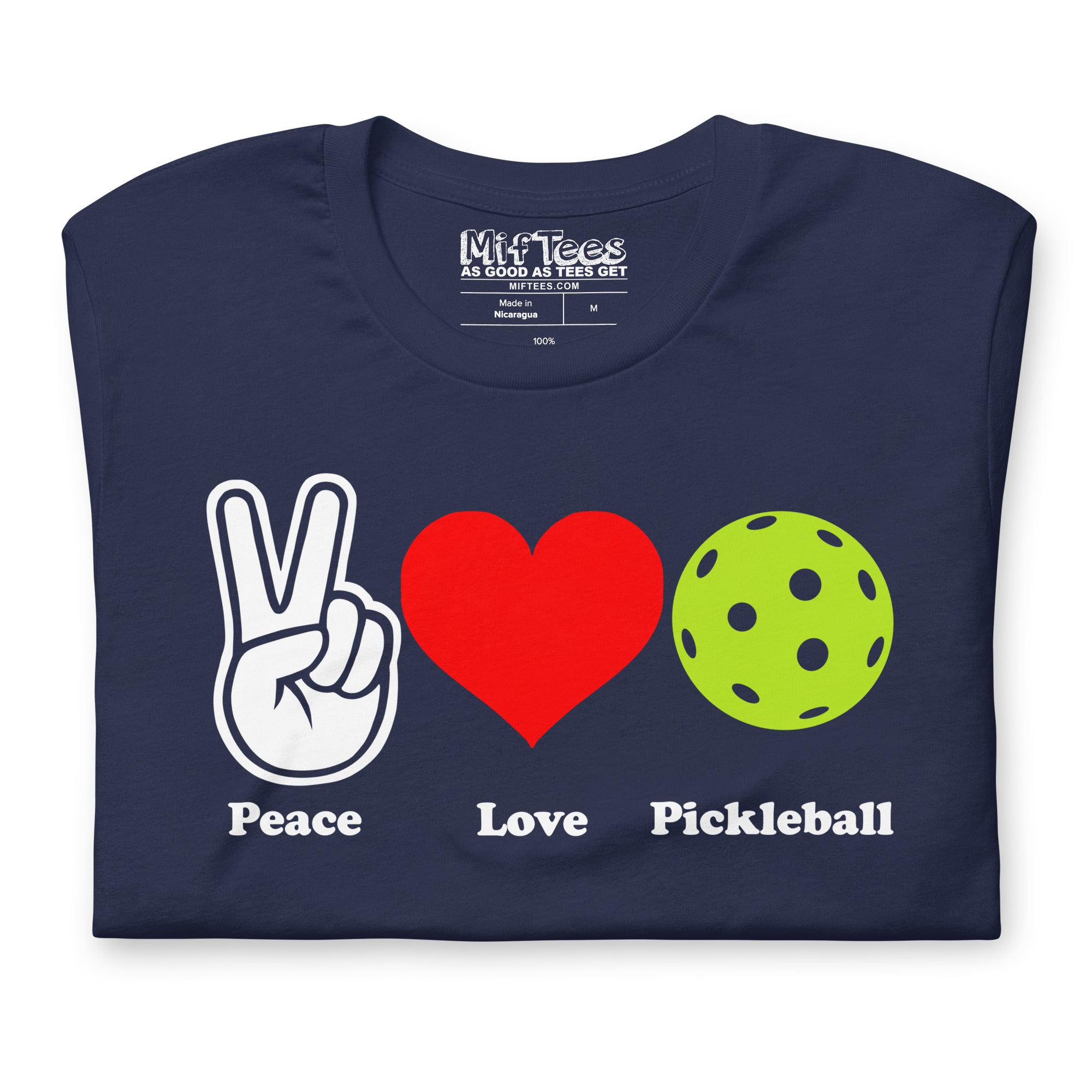 Peace Love Pickleball t-shirt