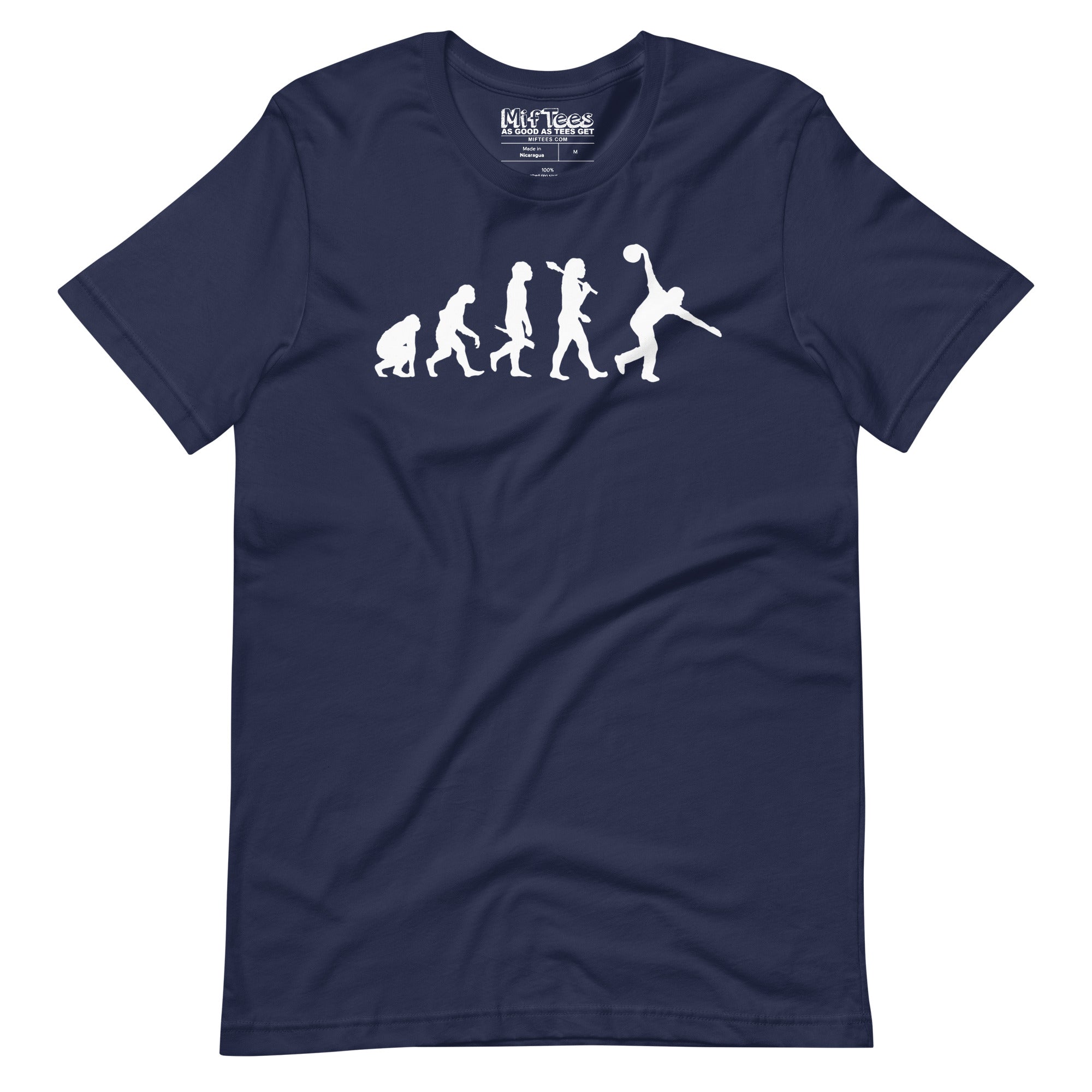 Evolution of a Bowler t-shirt