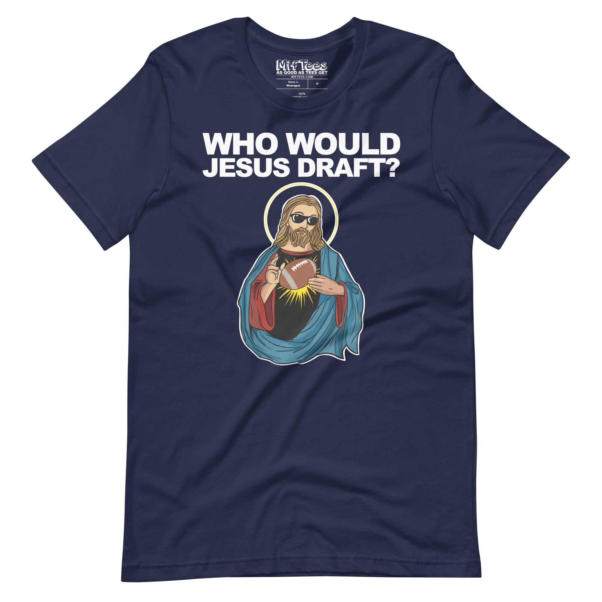 Fantasy Football Who Would Jesus Draft t-shirt