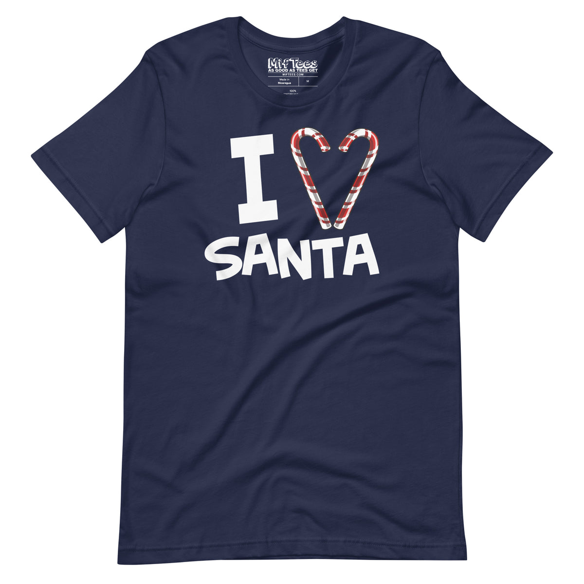 I Heart Santa Candy Cane t-shirt