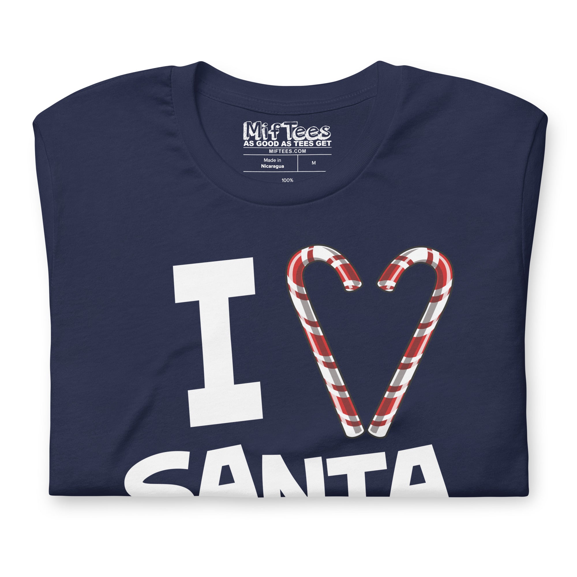 I Heart Santa Candy Cane t-shirt