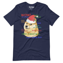 Load image into Gallery viewer, Christmas Doge Meme t-shirt
