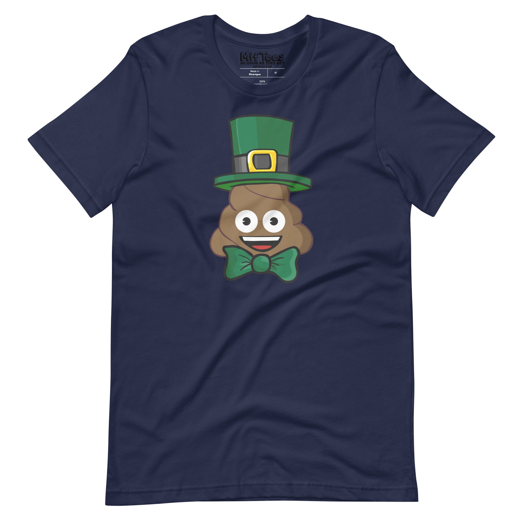 St Patrick's Day Poop funny St patricks day poop emoji T-Shirt