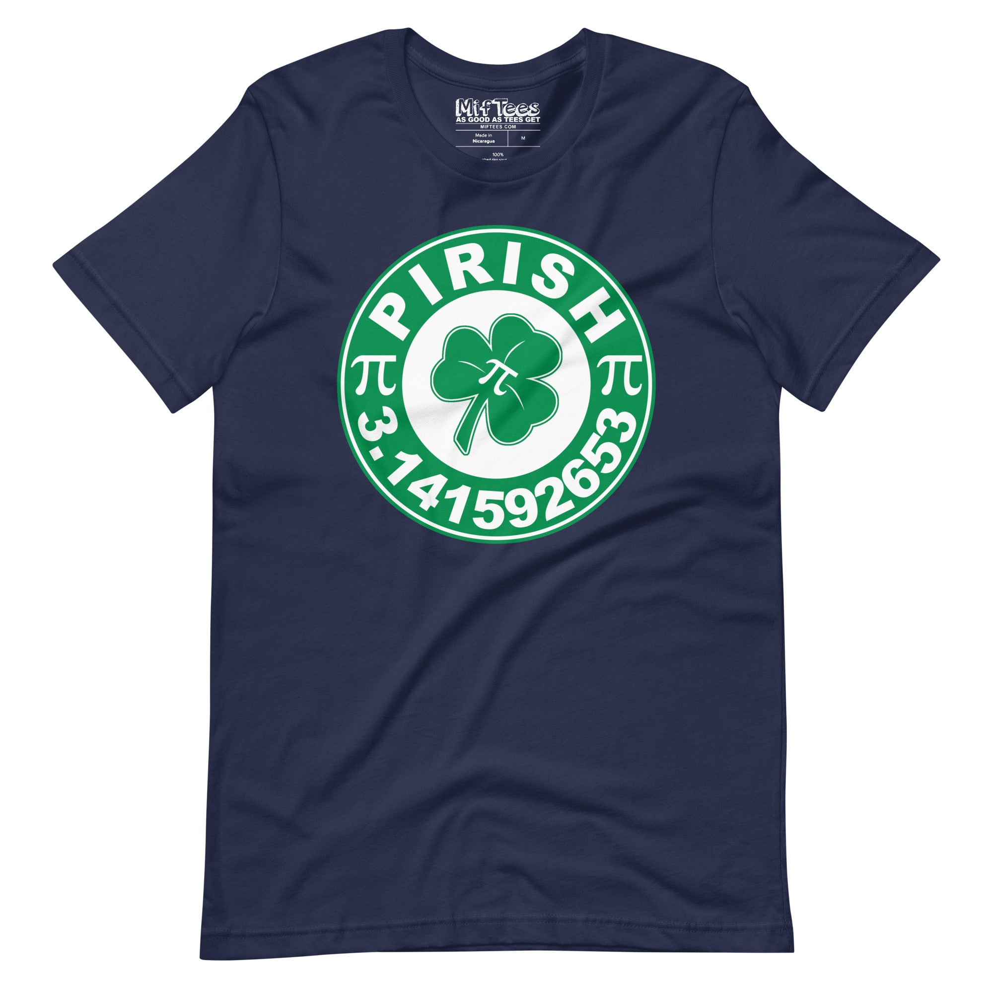 Pirish funny Irish Pi Pun Saint Patricks Day Pi T-Shirt