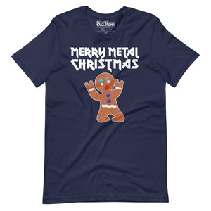 Metal Christmas Gingerbread Man t-shirt