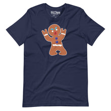 Load image into Gallery viewer, Devil Horns Gingerbread Man t-shirt
