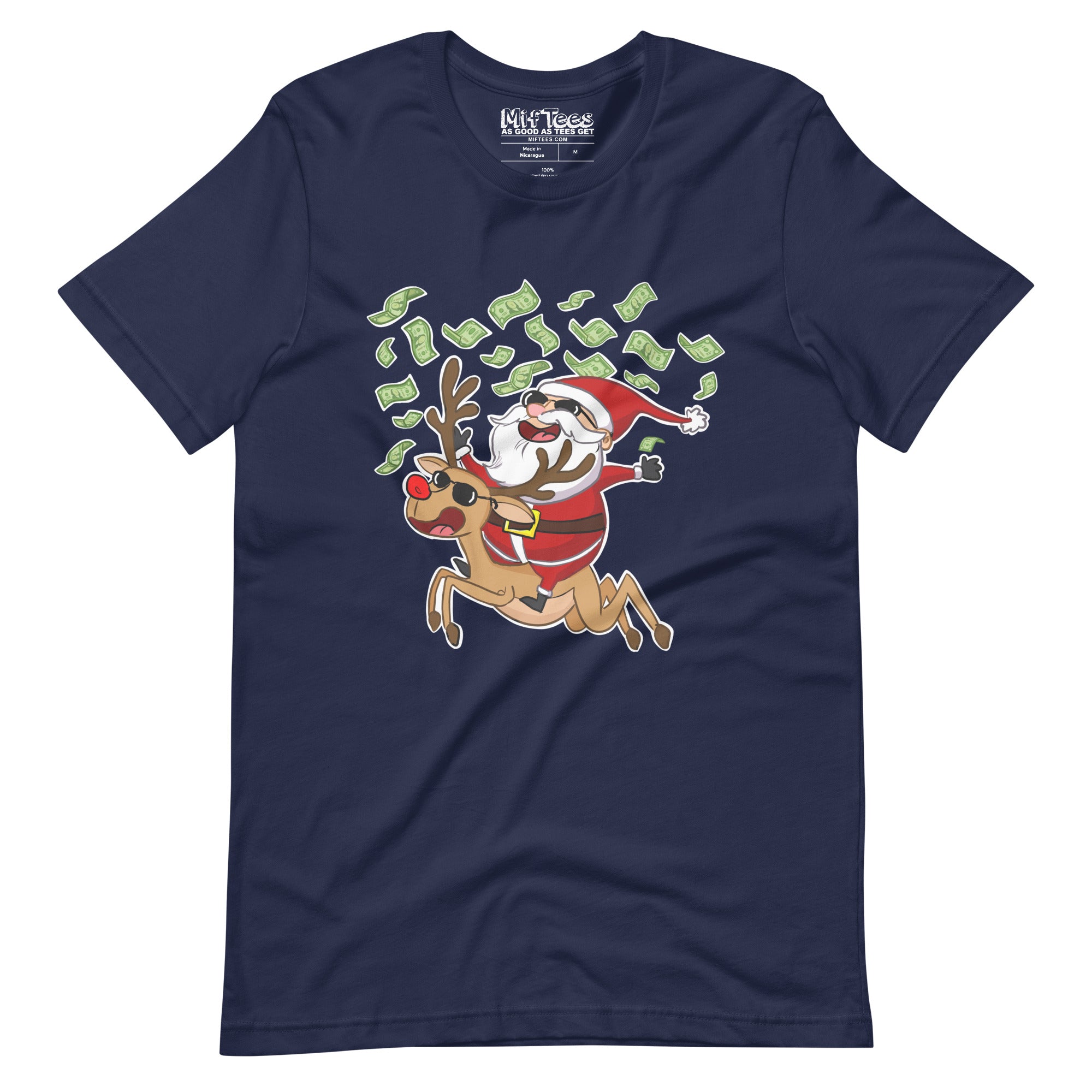 Santa and Rudolph t-shirt