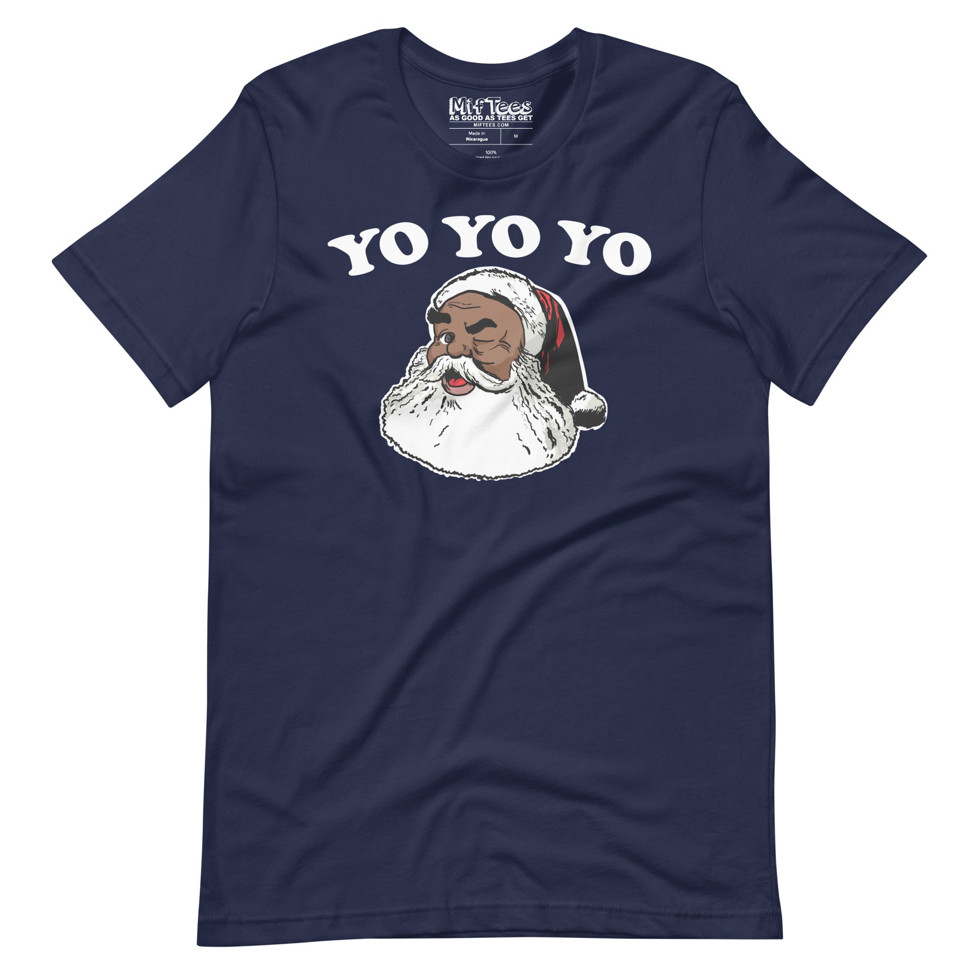 Yo Yo Yo Black Santa Claus t-shirt