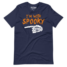 Load image into Gallery viewer, I&#39;m With Spooky Funny Halloween T-Shirt
