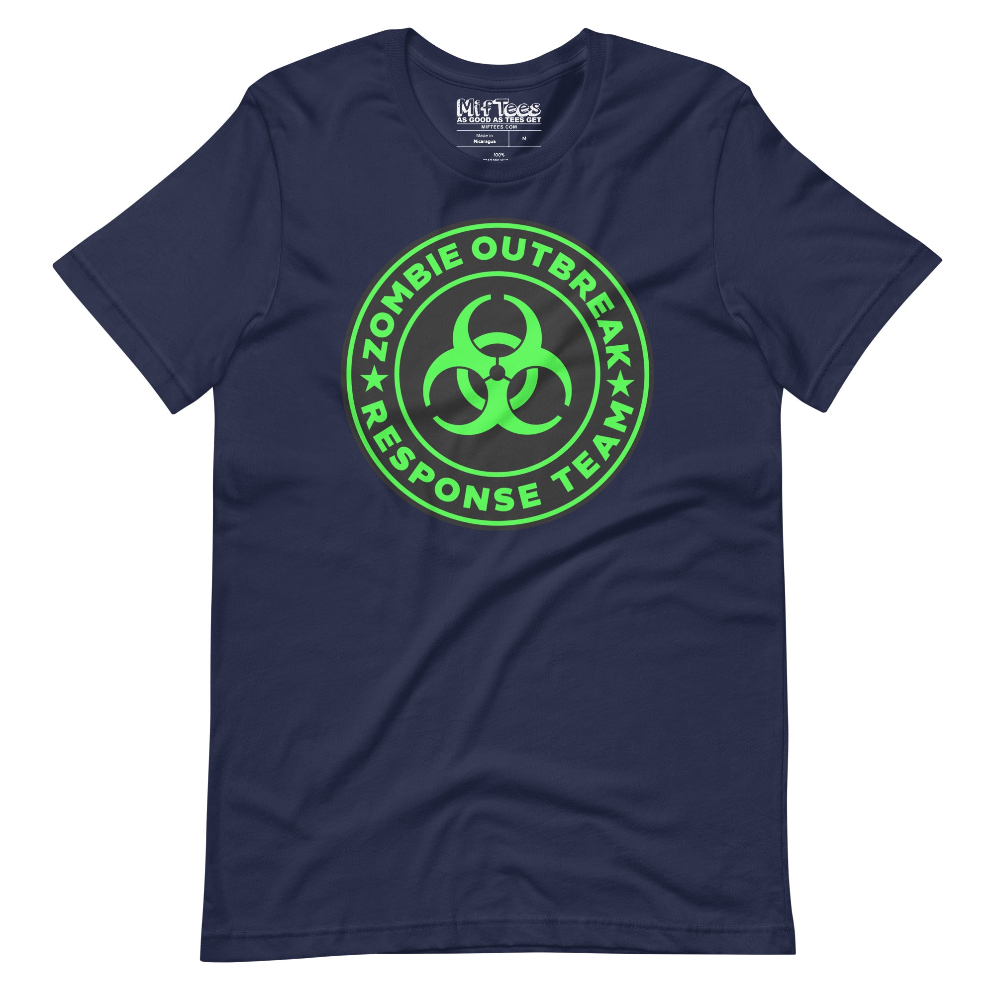 Green Zombie Outbreak Response Team T-Shirt