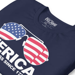 Merica kicking ass since 1776 funny Patriotic USA July 4th T-Shirt