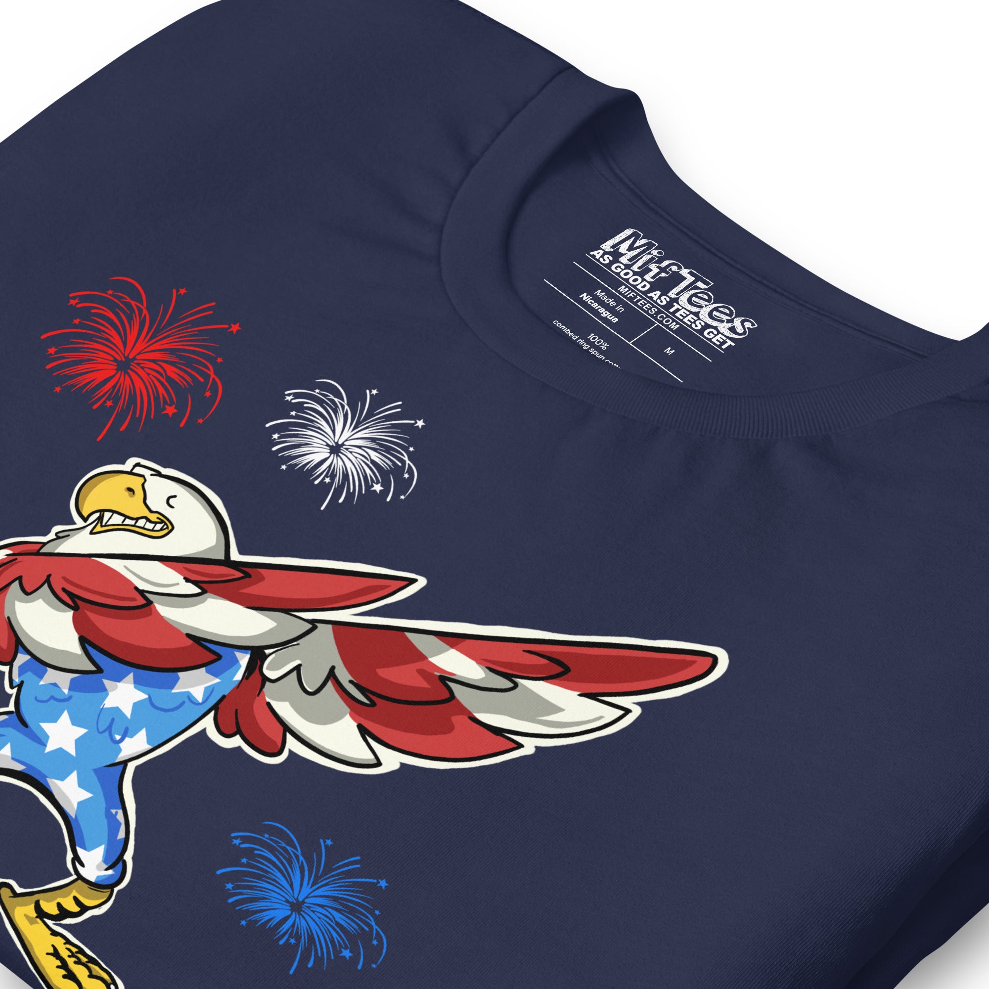 Patriotic Eagle Dab for Freedom t-shirt