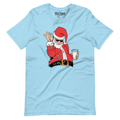 Santa throwing Candy Canes t-shirt