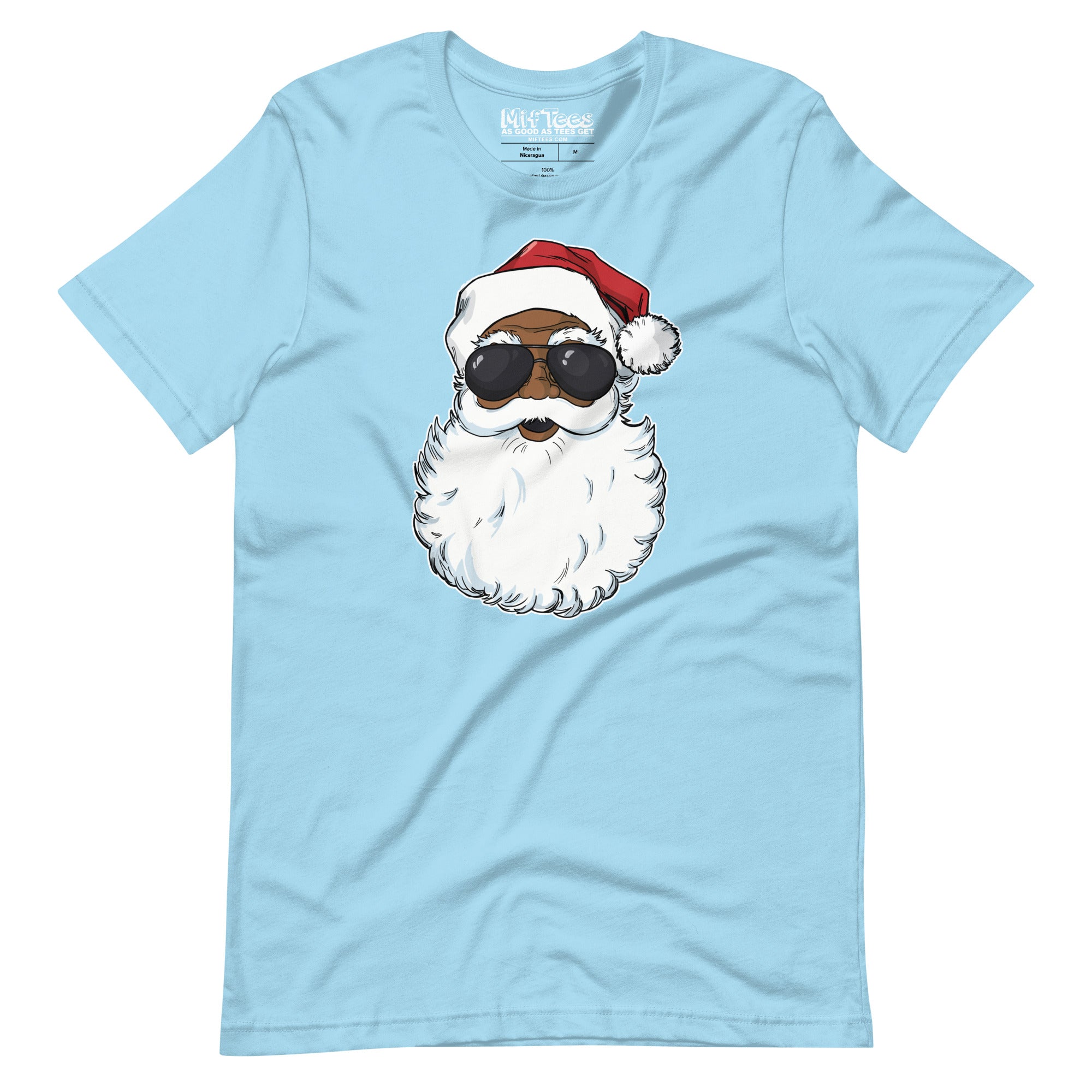 Cool Black Santa with Sunglasses t-shirt