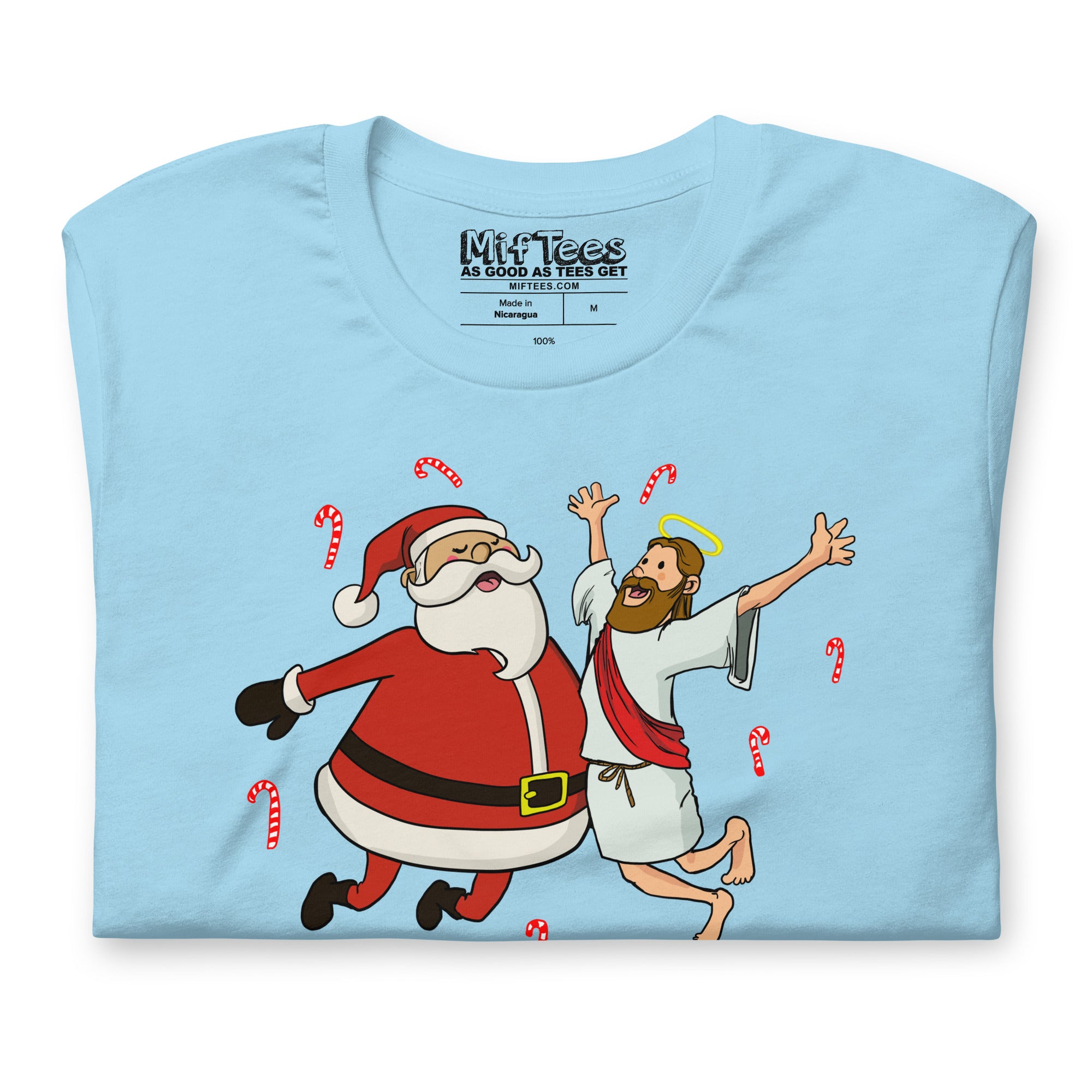 Jesus and Santa t-shirt