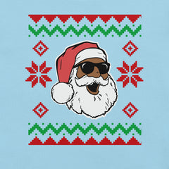 Black Santa Ugly Christmas t-shirt