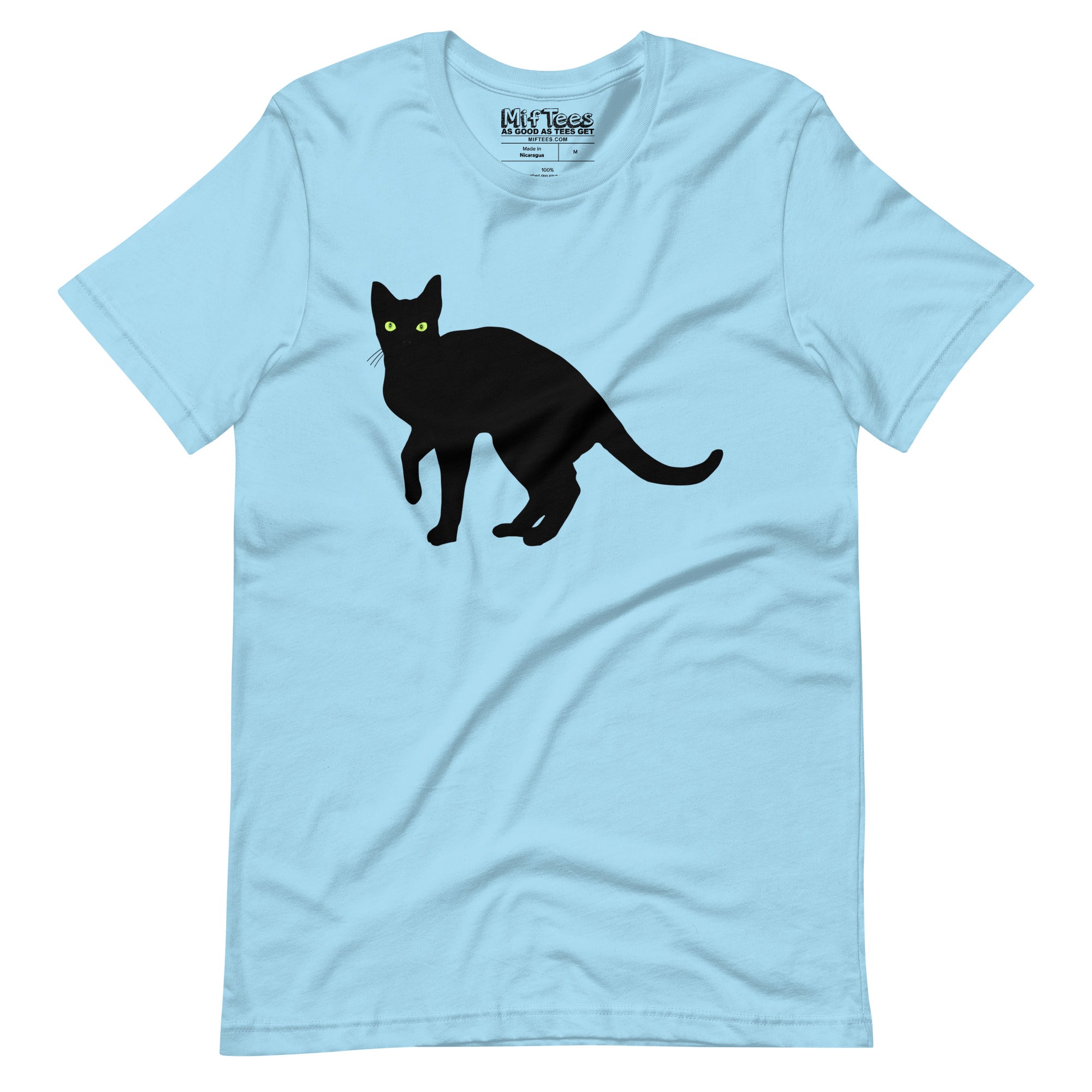 Lurking Black Cat t-shirt