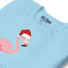 Pink Flamingo with Santa Hat t-shirt