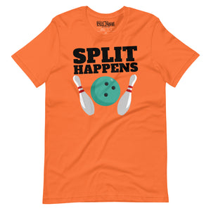 Bowling Split Happens t-shirt