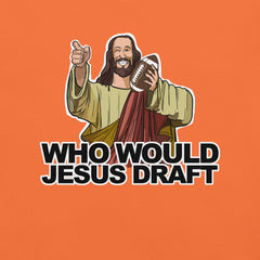 Fantasy Football Cartoon Who Would Jesus Draft t-shirt