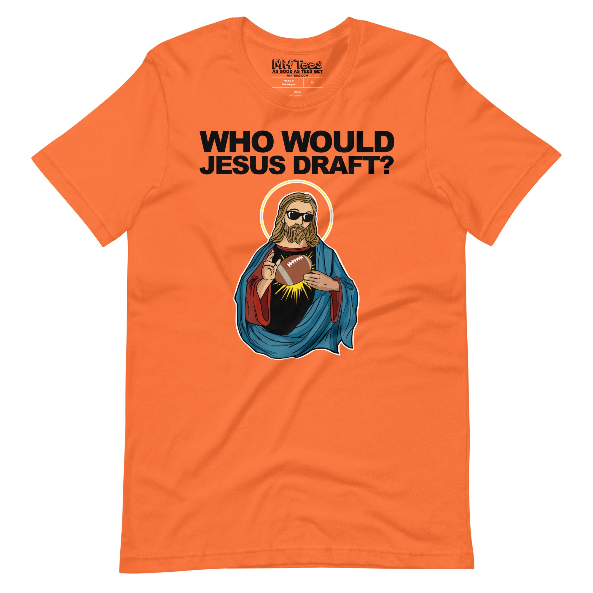 Fantasy Football Who Would Jesus Draft t-shirt