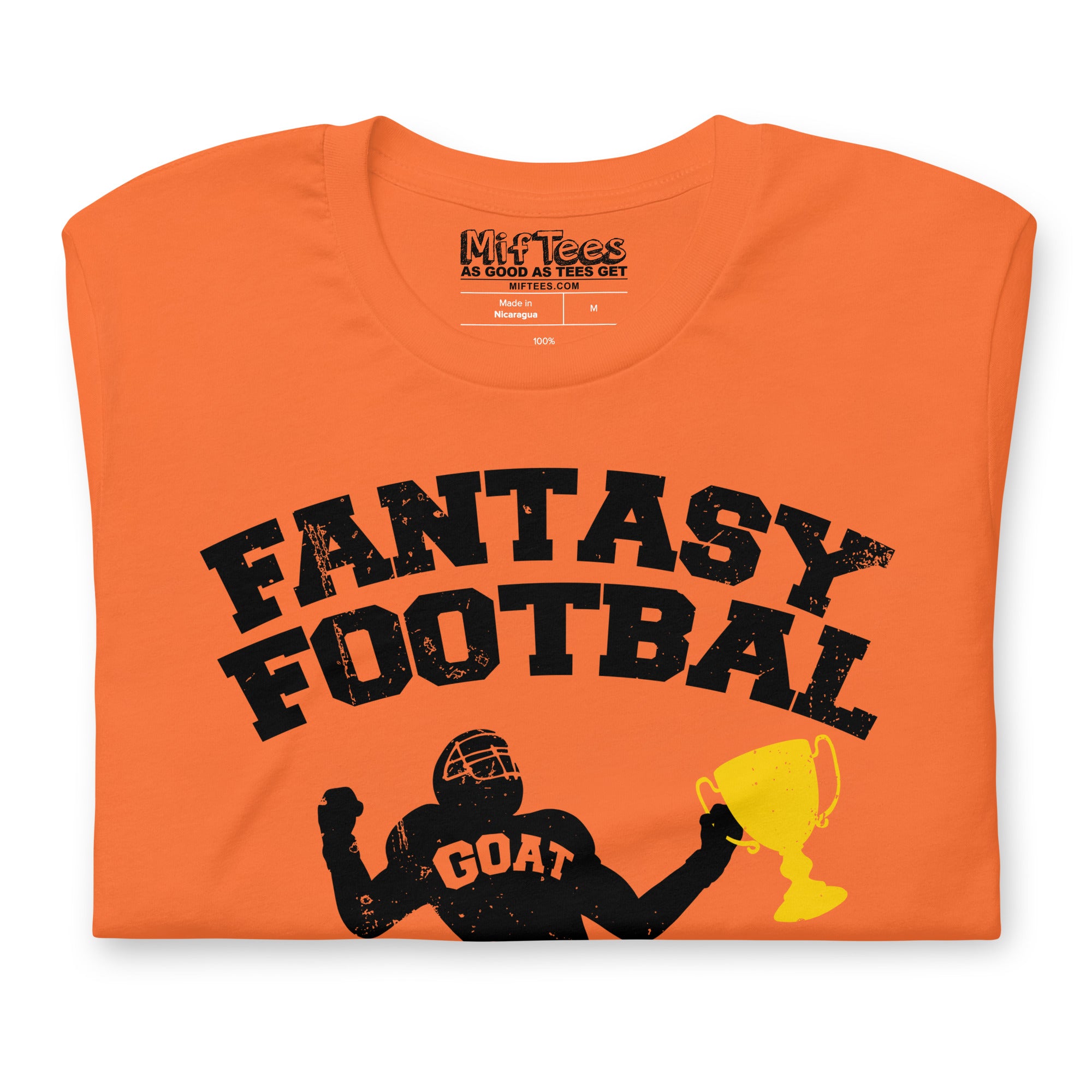 Fantasy Football GOAT Trophy t-shirt