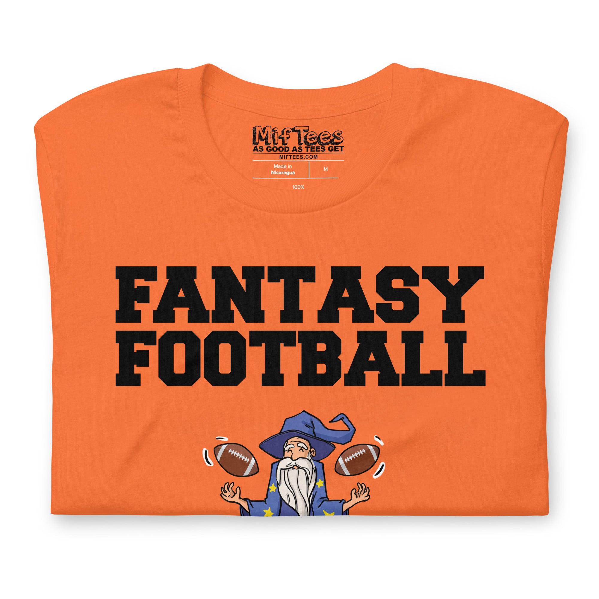 floating Wizard Fantasy Football t-shirt