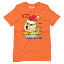 Load image into Gallery viewer, Christmas Doge Meme t-shirt
