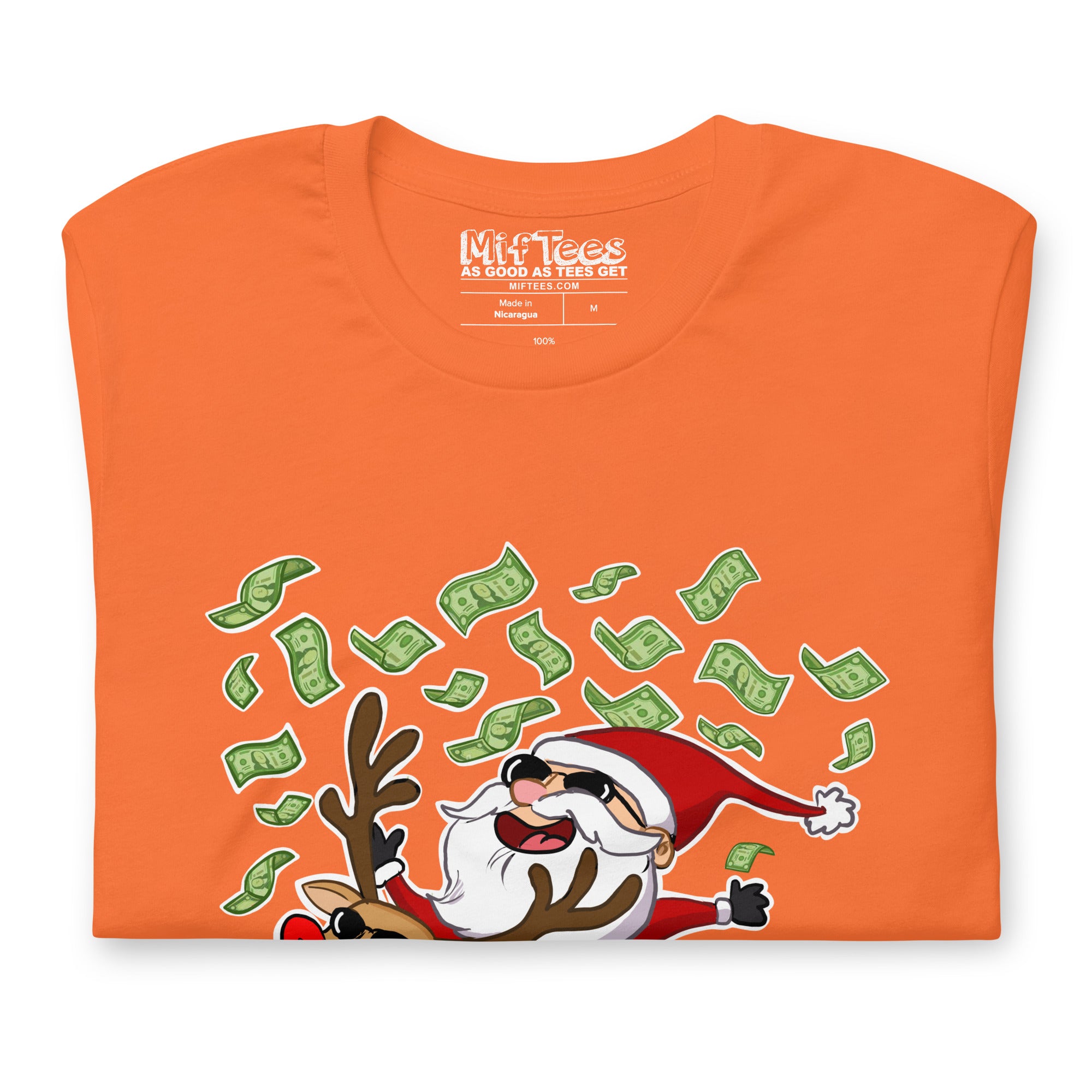 Santa and Rudolph t-shirt