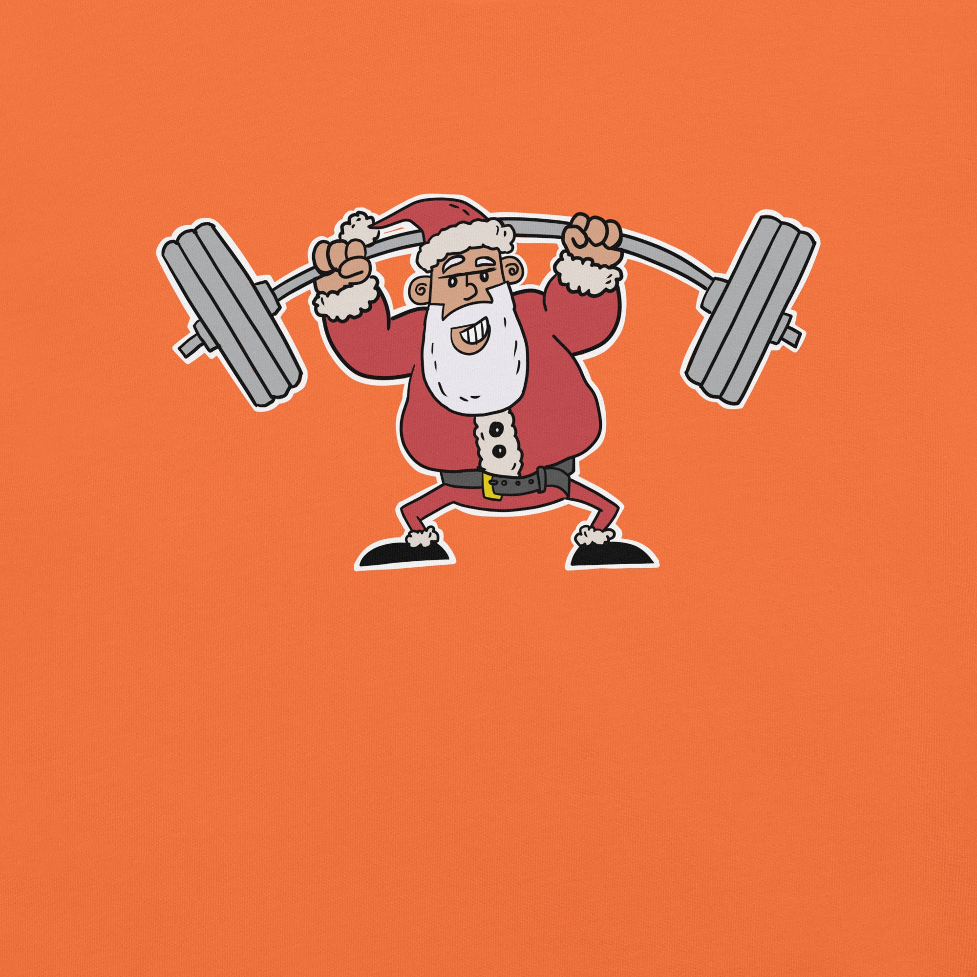 Santa Lifting Weights t-shirt