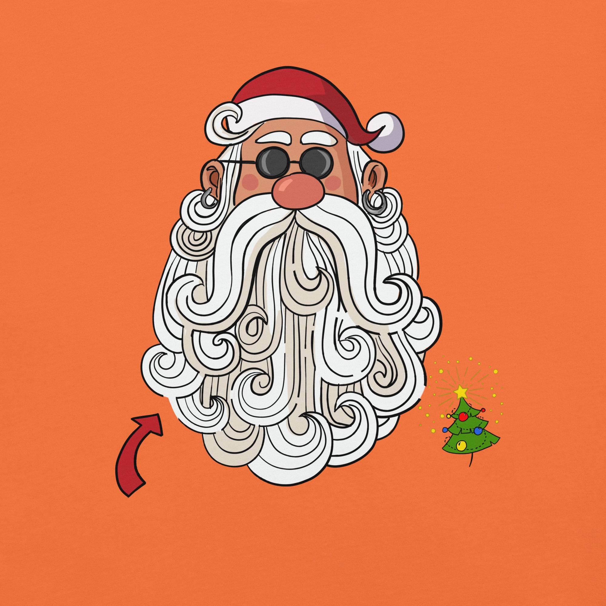 Santa's Beard Puzzle t-shirt