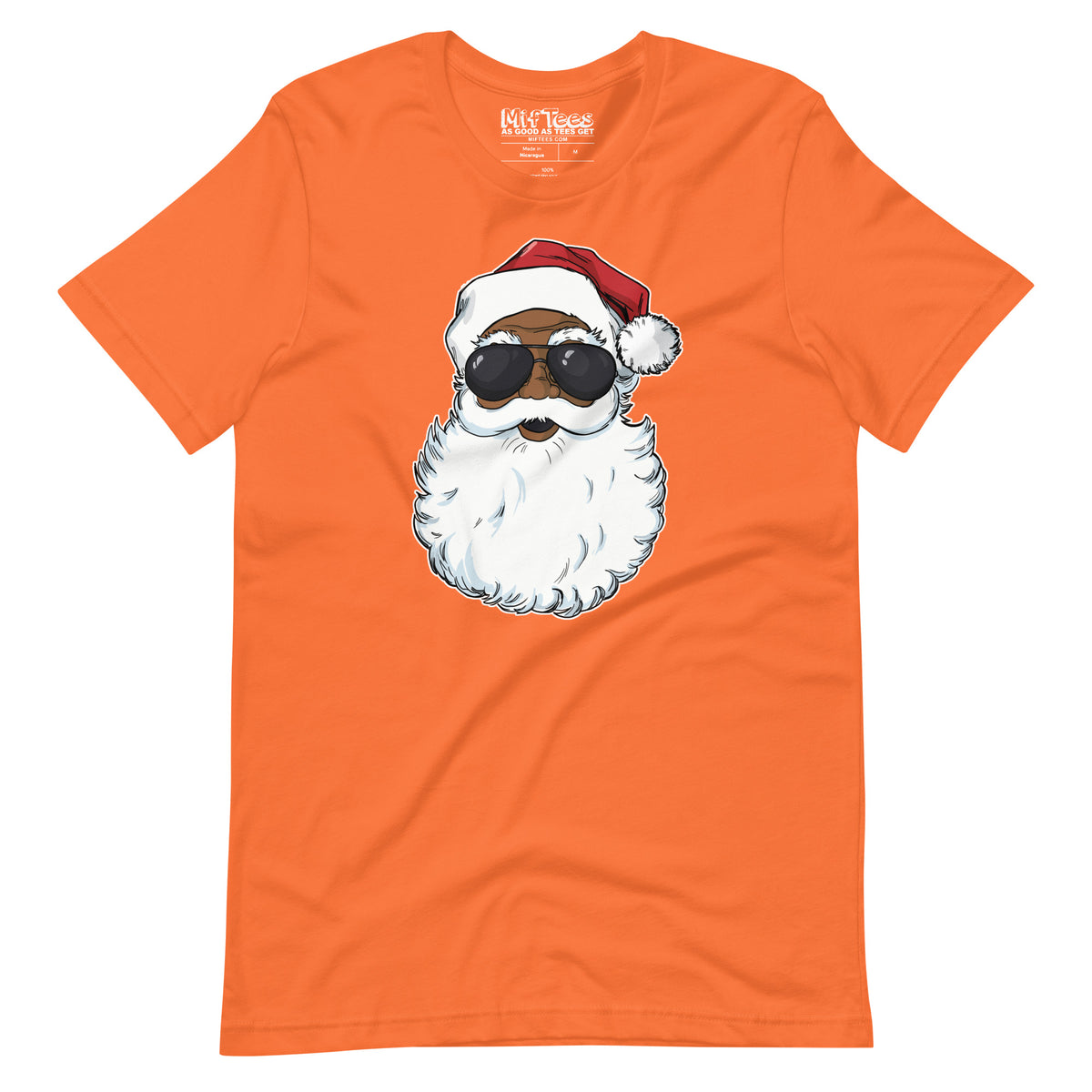 Cool Black Santa with Sunglasses t-shirt