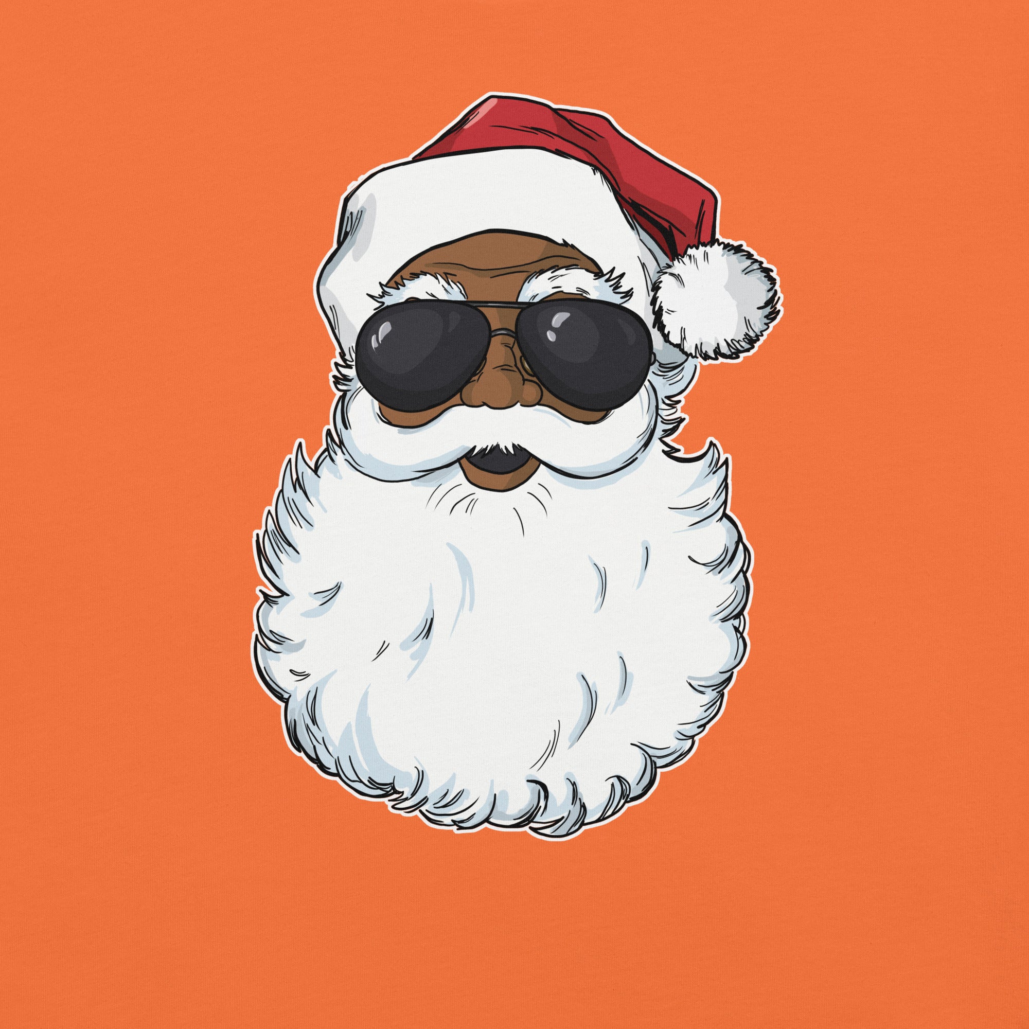 Cool Black Santa with Sunglasses t-shirt