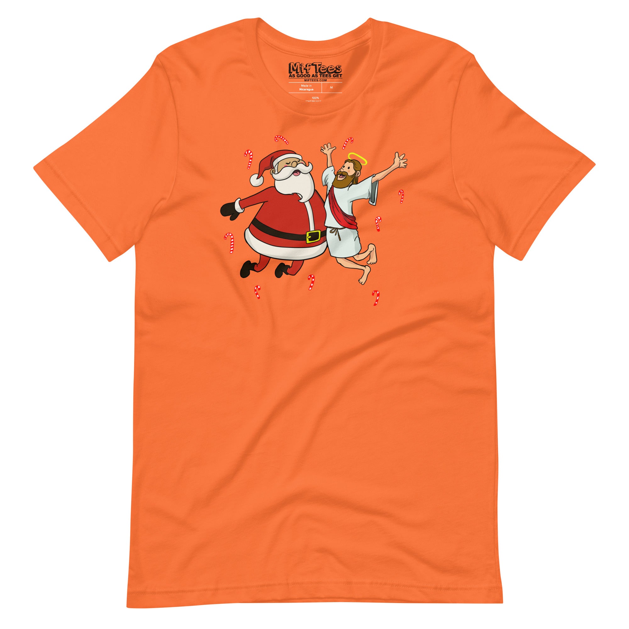 Jesus and Santa t-shirt