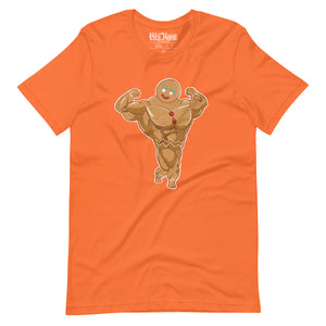 Swole Gingerbread Man t-shirt