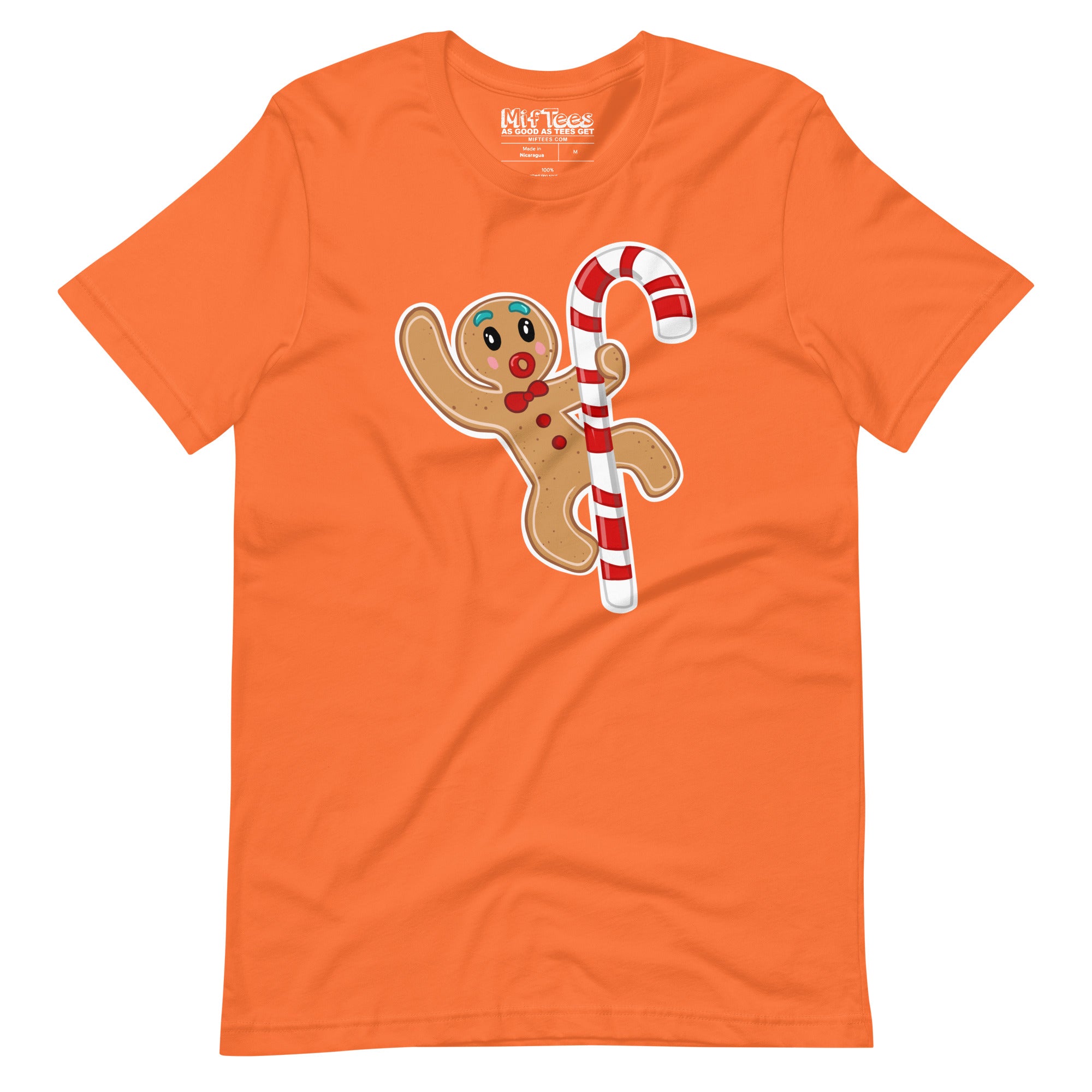 Candy Cane Dancer Gingerbread Man t-shirt