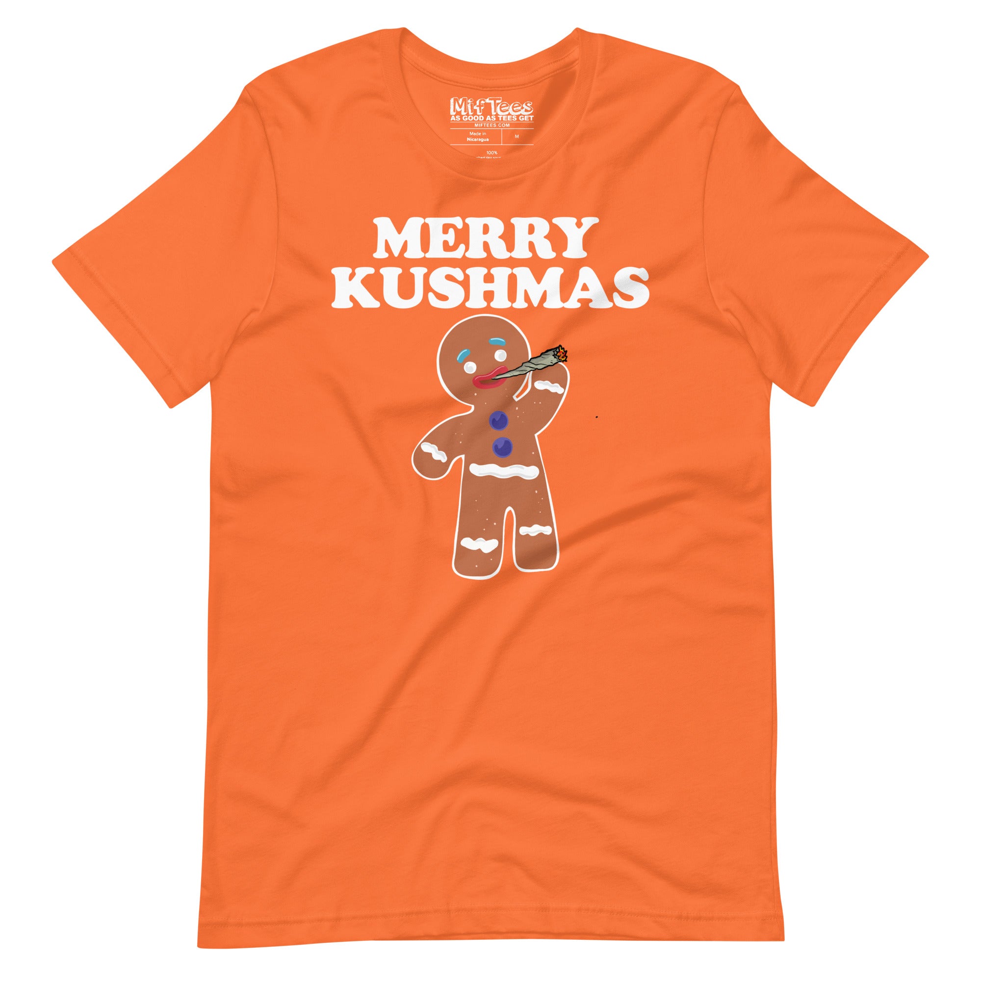 Merry Kushmas Gingerbread Man t-shirt