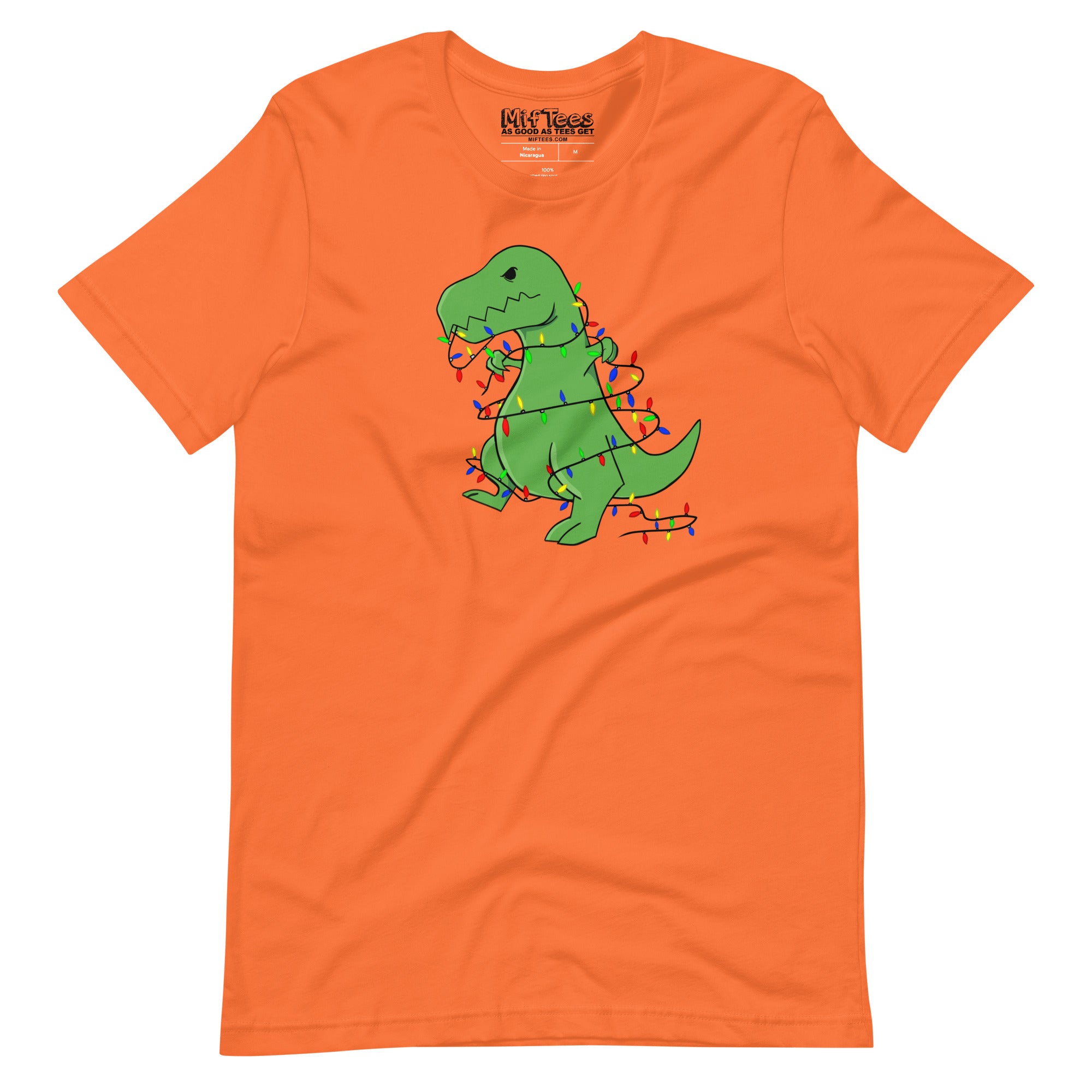 T-Rex hates Christmas Lights t-shirt