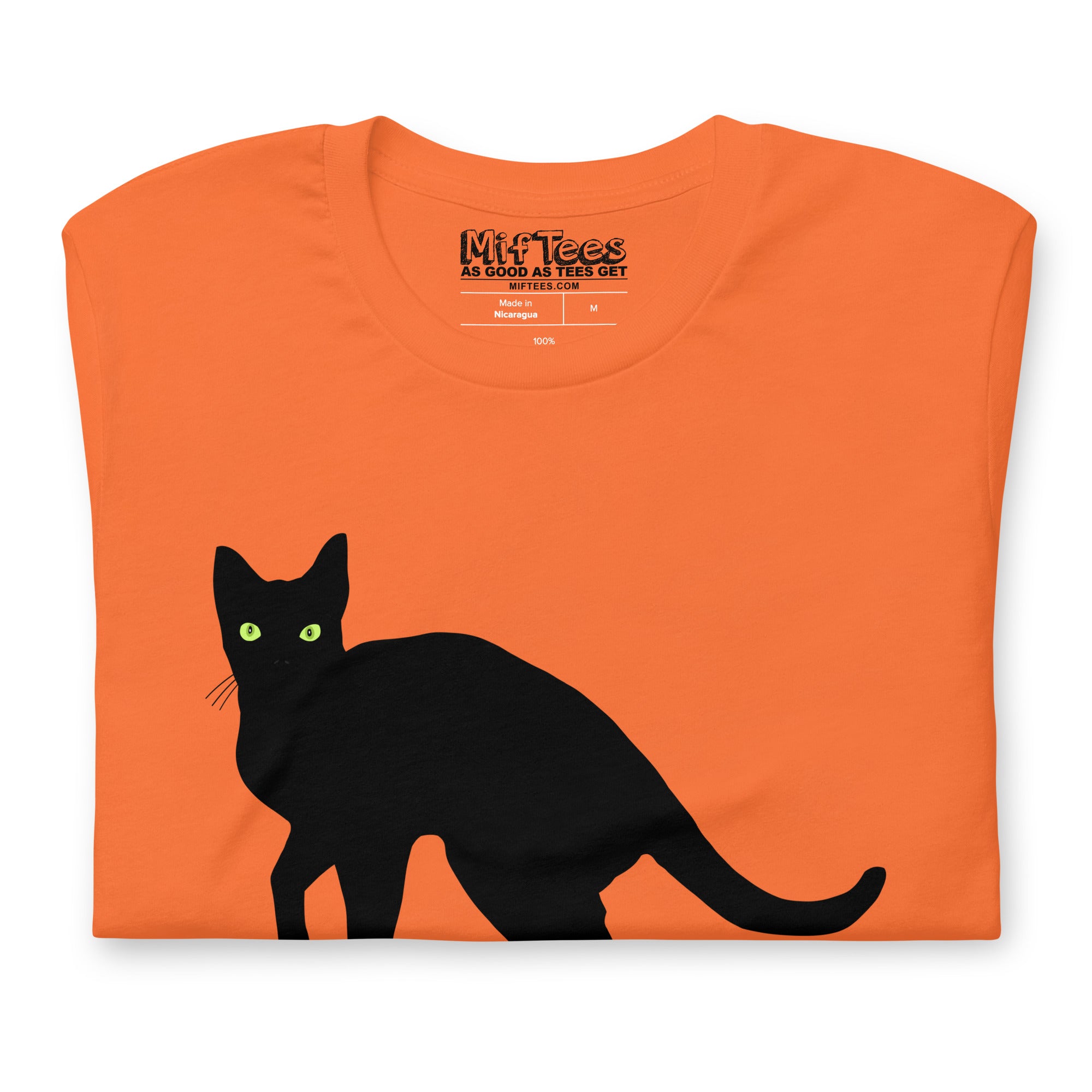 Lurking Black Cat t-shirt