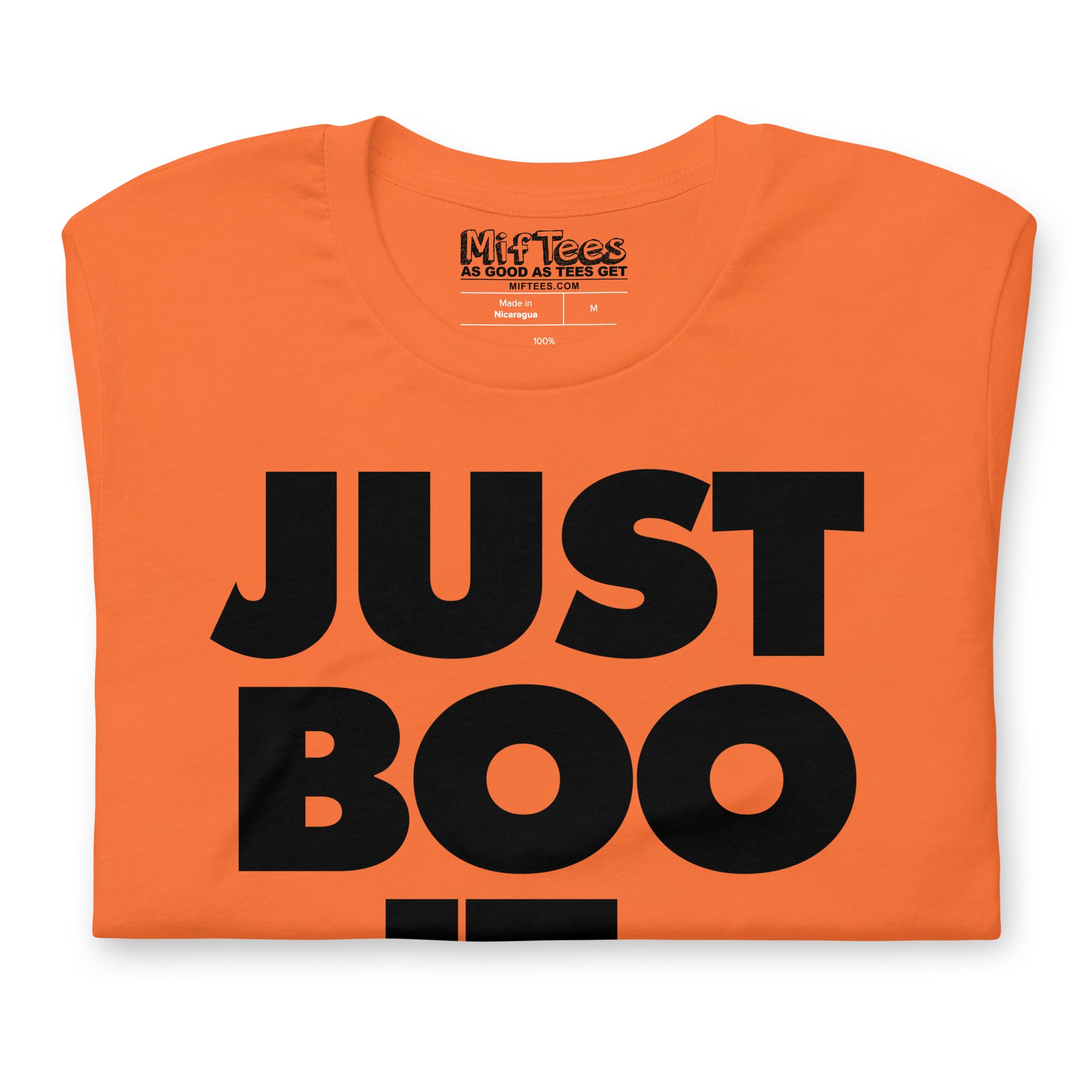 Just Boo It Funny Halloween T-Shirt