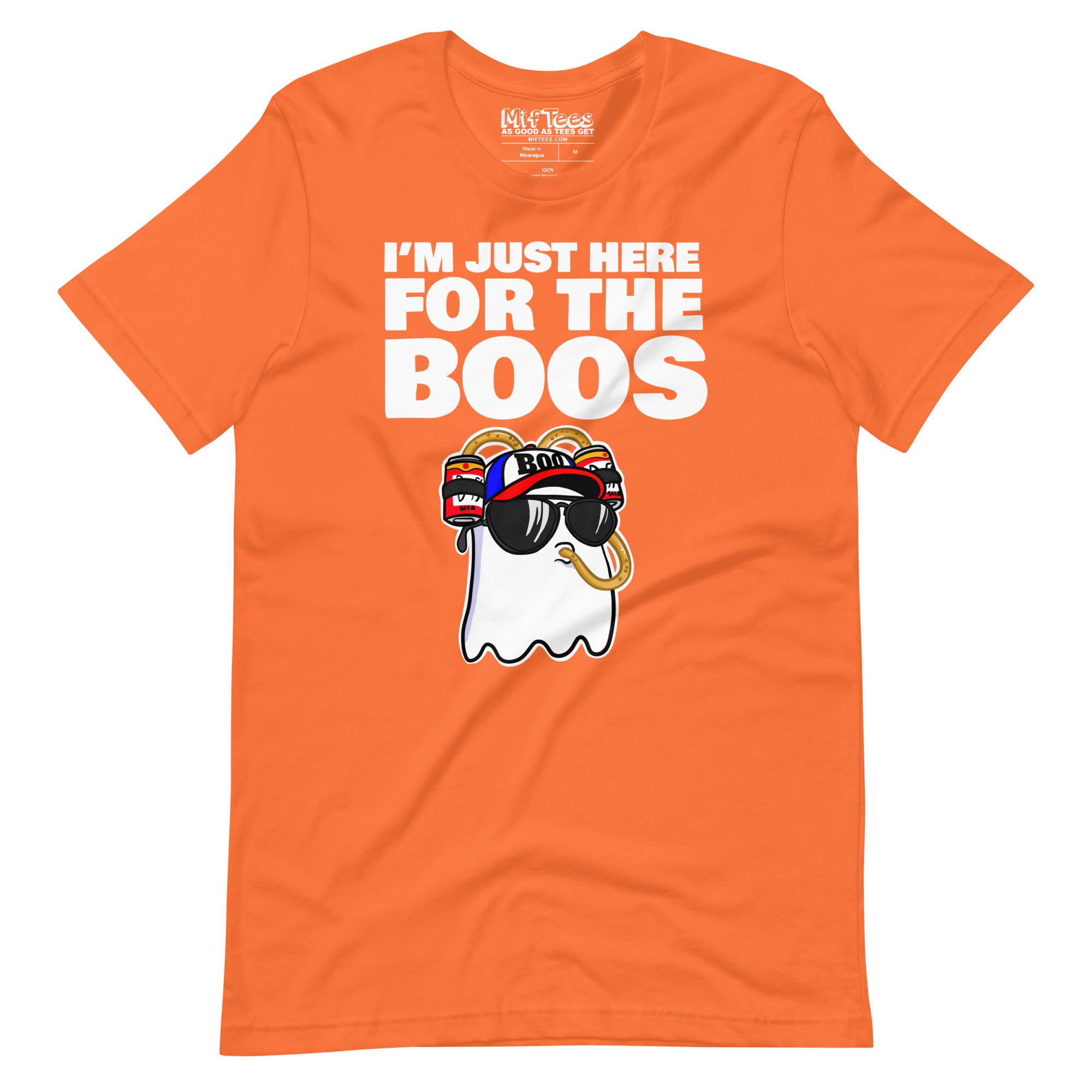 I'm Just Here for the Boos Halloween Ghost T-Shirt